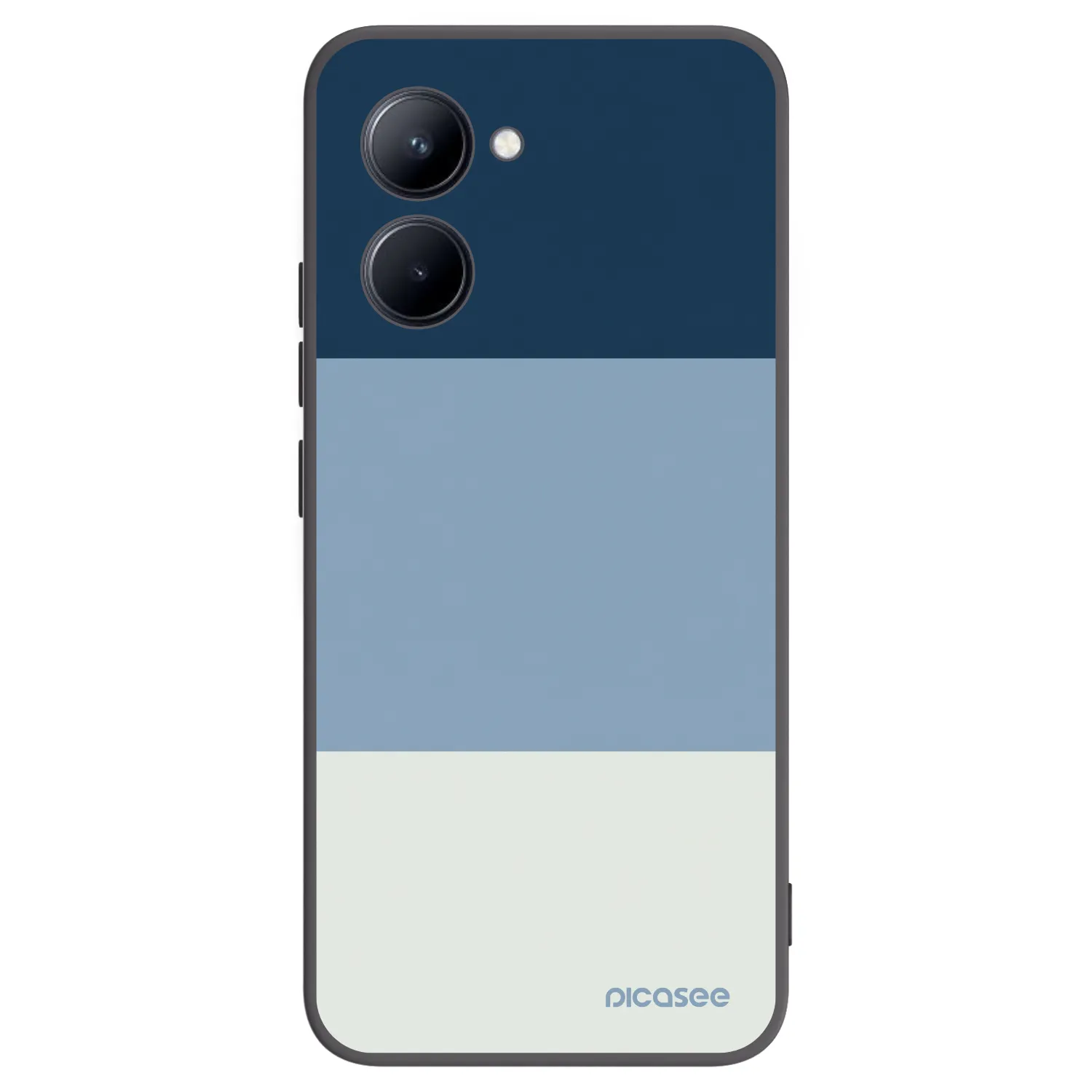 Picasee silikonový černý obal pro Realme C33 (2023) - Coastal Blue