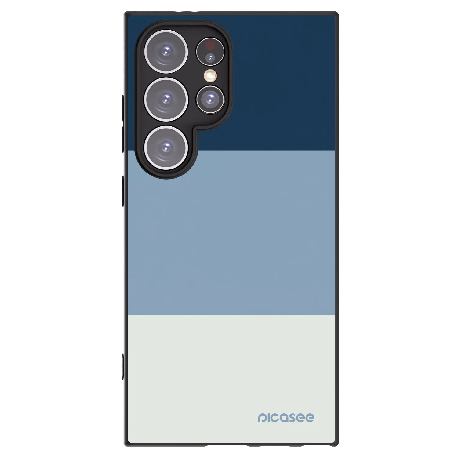 Picasee silikonový černý obal pro Samsung Galaxy S24 Ultra S928B 5G - Coastal Blue