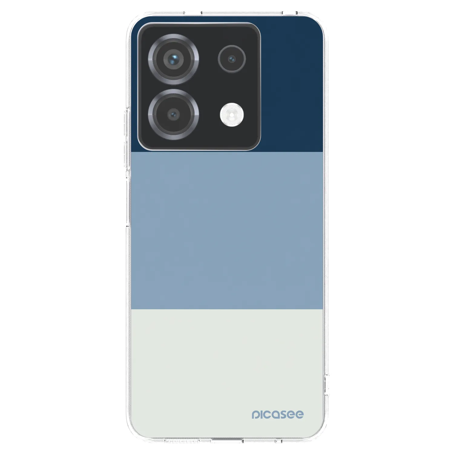 Picasee silikonový průhledný obal pro Xiaomi Poco X6 - Coastal Blue