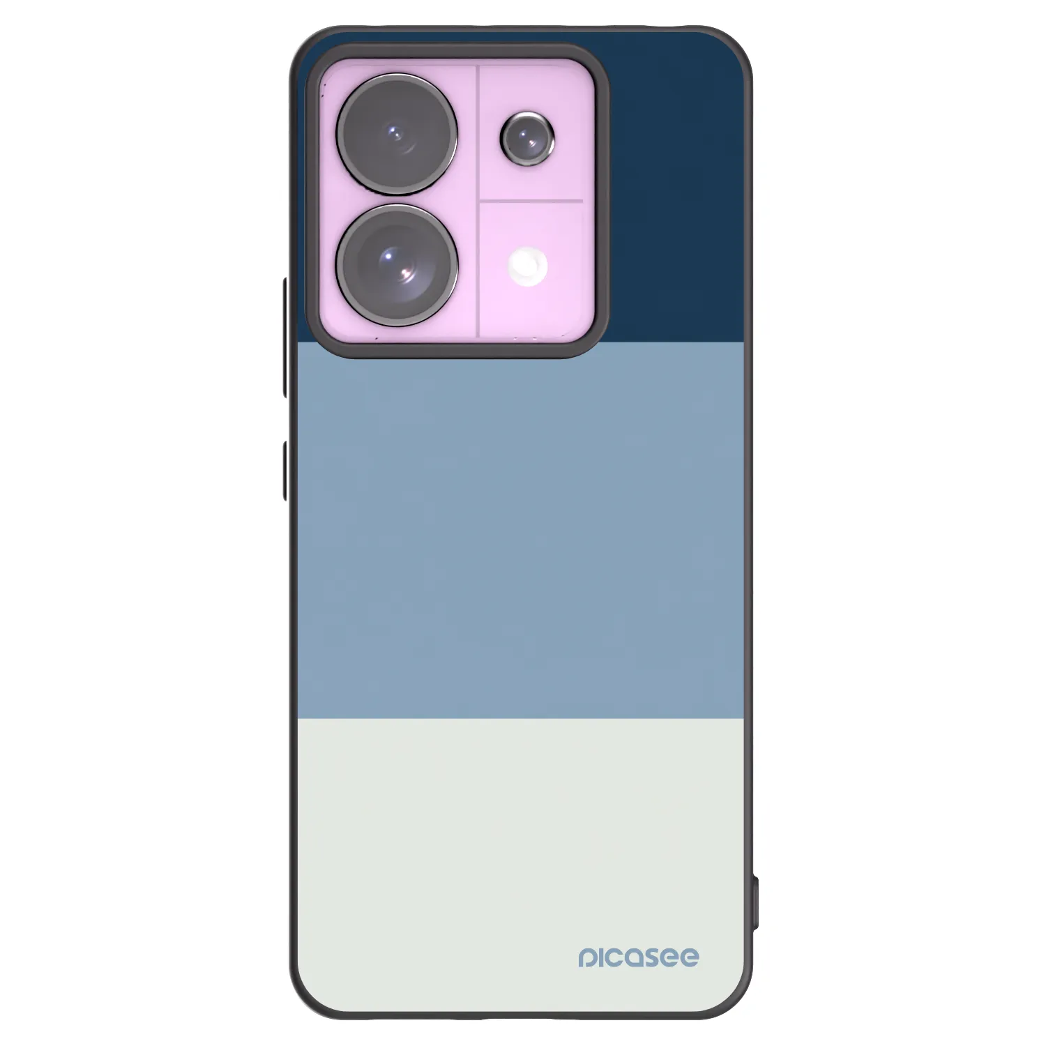 Picasee silikonový černý obal pro Xiaomi Redmi Note 13 Pro 5G - Coastal Blue