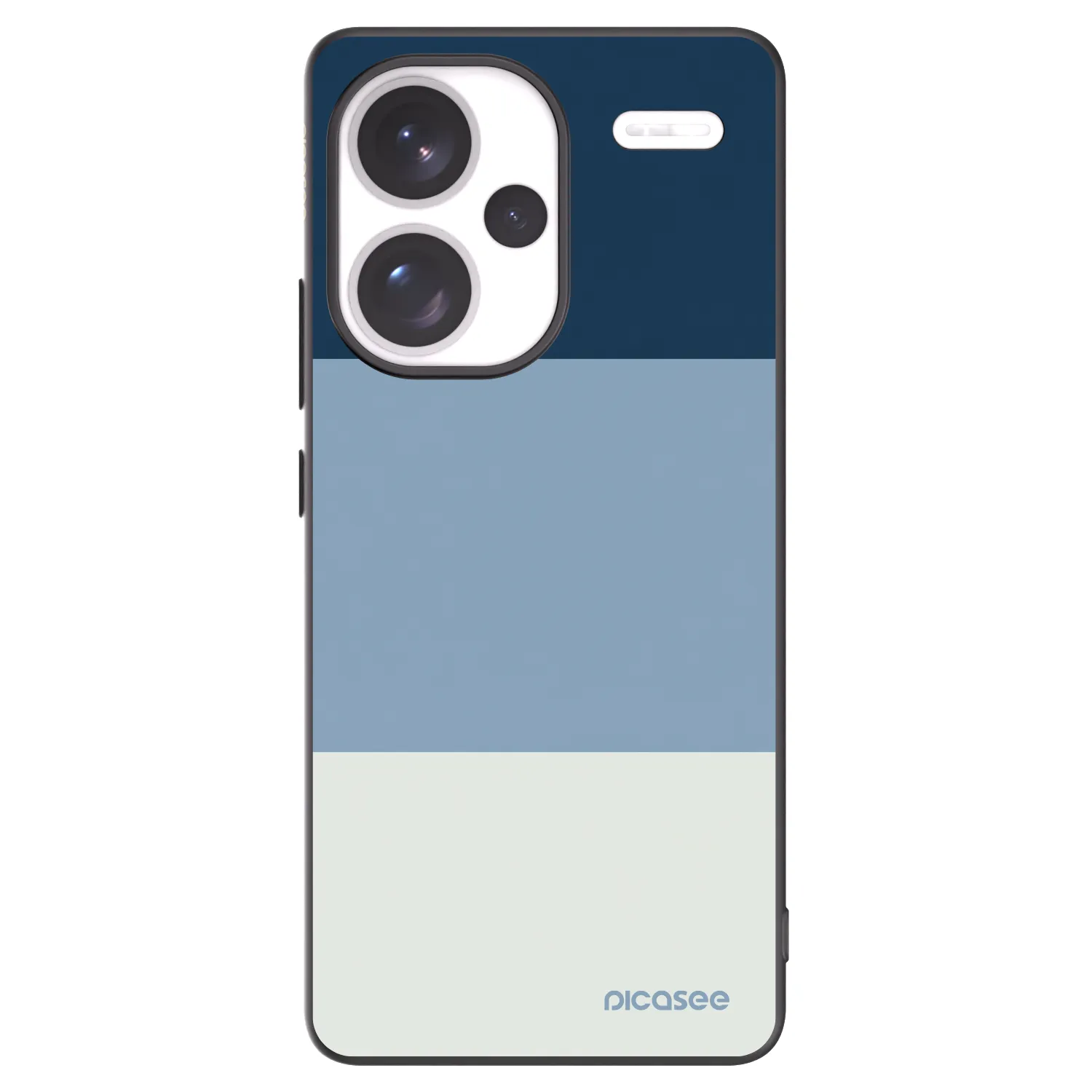 Picasee silikonový černý obal pro Xiaomi Redmi Note 13 Pro+ 5G - Coastal Blue
