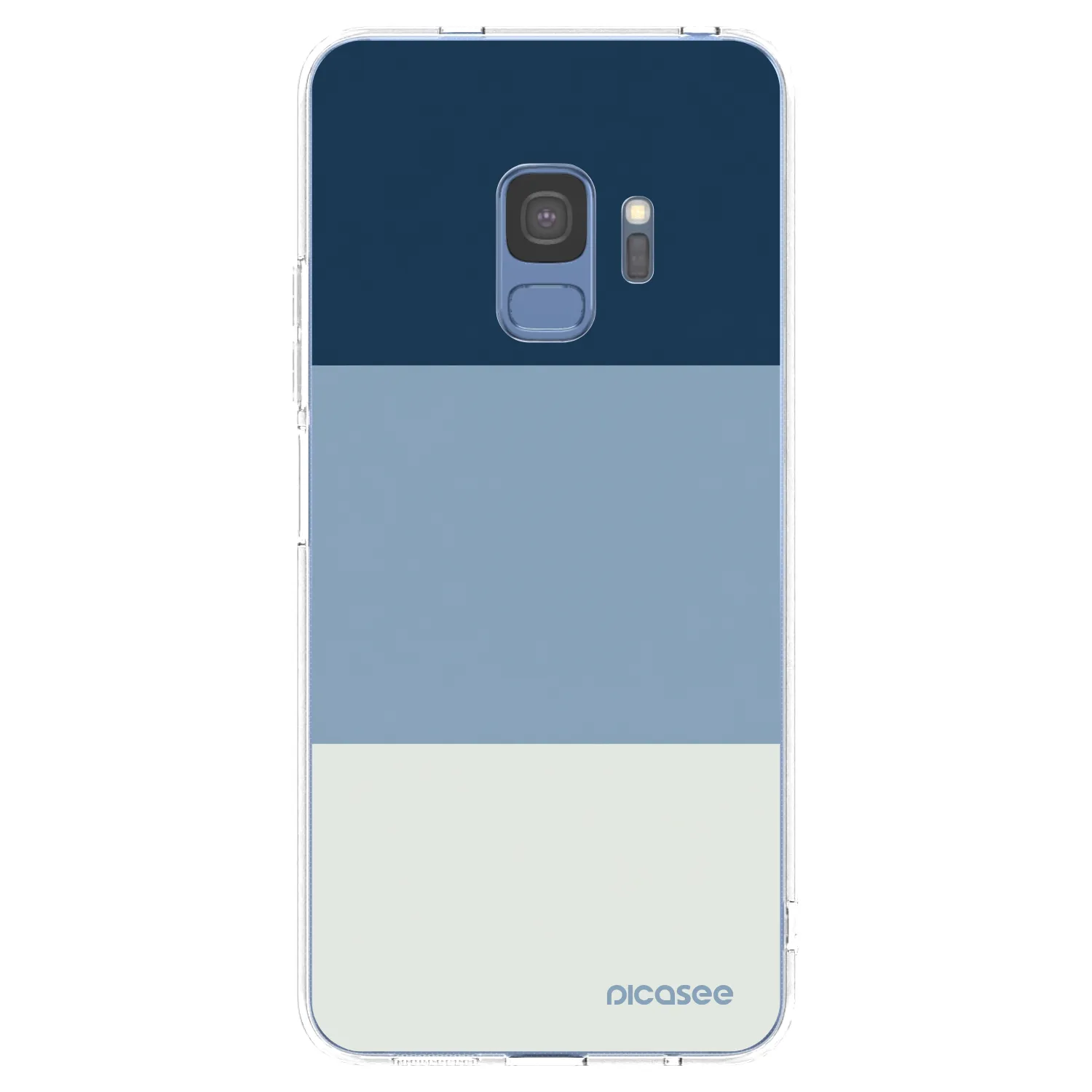 Picasee silikonový průhledný obal pro Samsung Galaxy S9 G960F - Coastal Blue