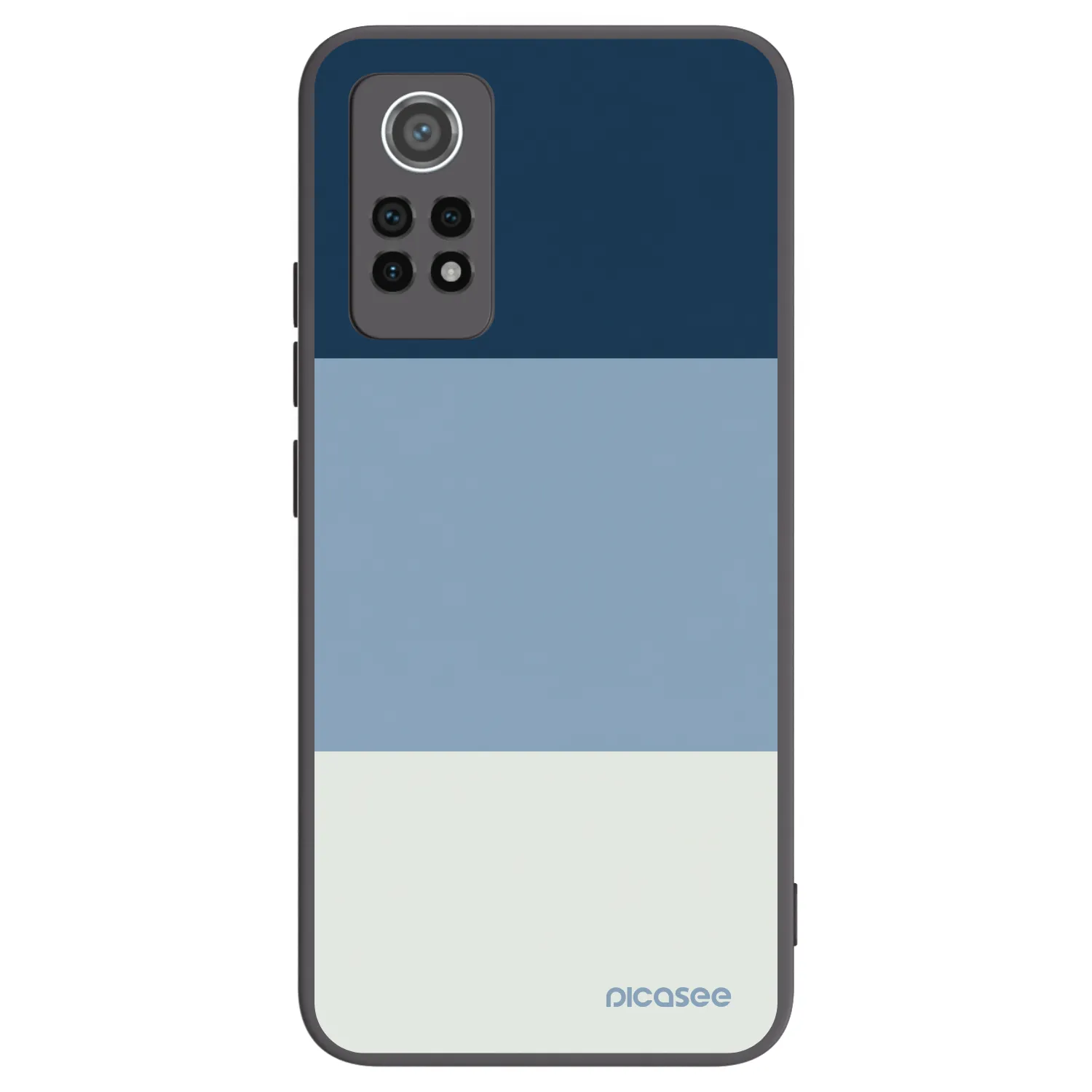 Picasee silikonový černý obal pro Xiaomi Redmi Note 12 Pro 4G - Coastal Blue