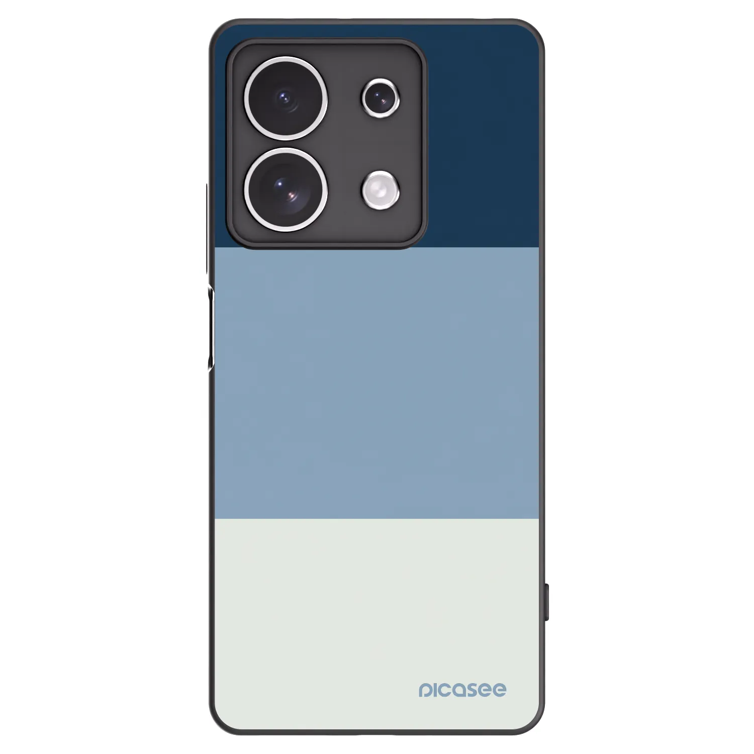 Picasee silikonový černý obal pro Xiaomi Redmi Note 13 4G - Coastal Blue