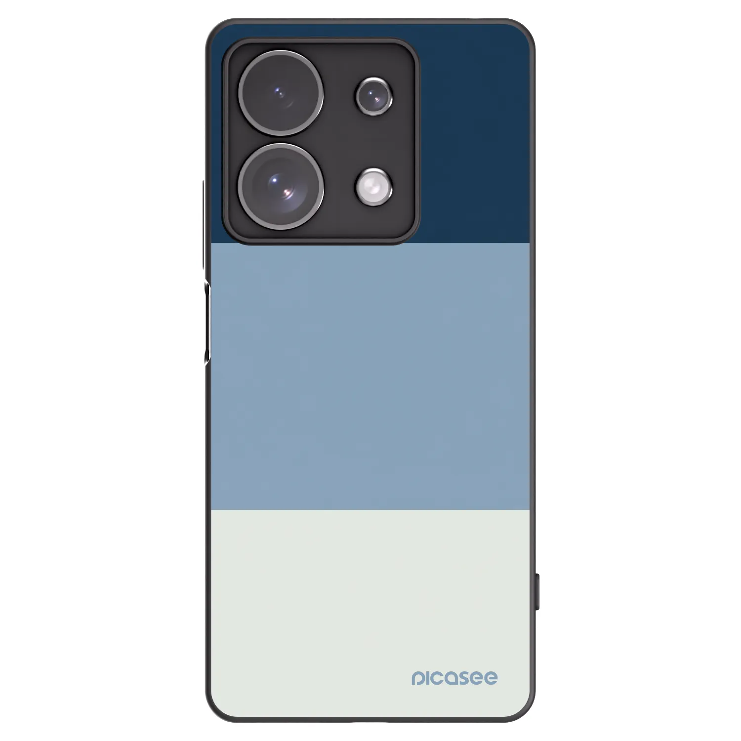 Picasee silikonový černý obal pro Xiaomi Redmi Note 13 Pro 4G - Coastal Blue