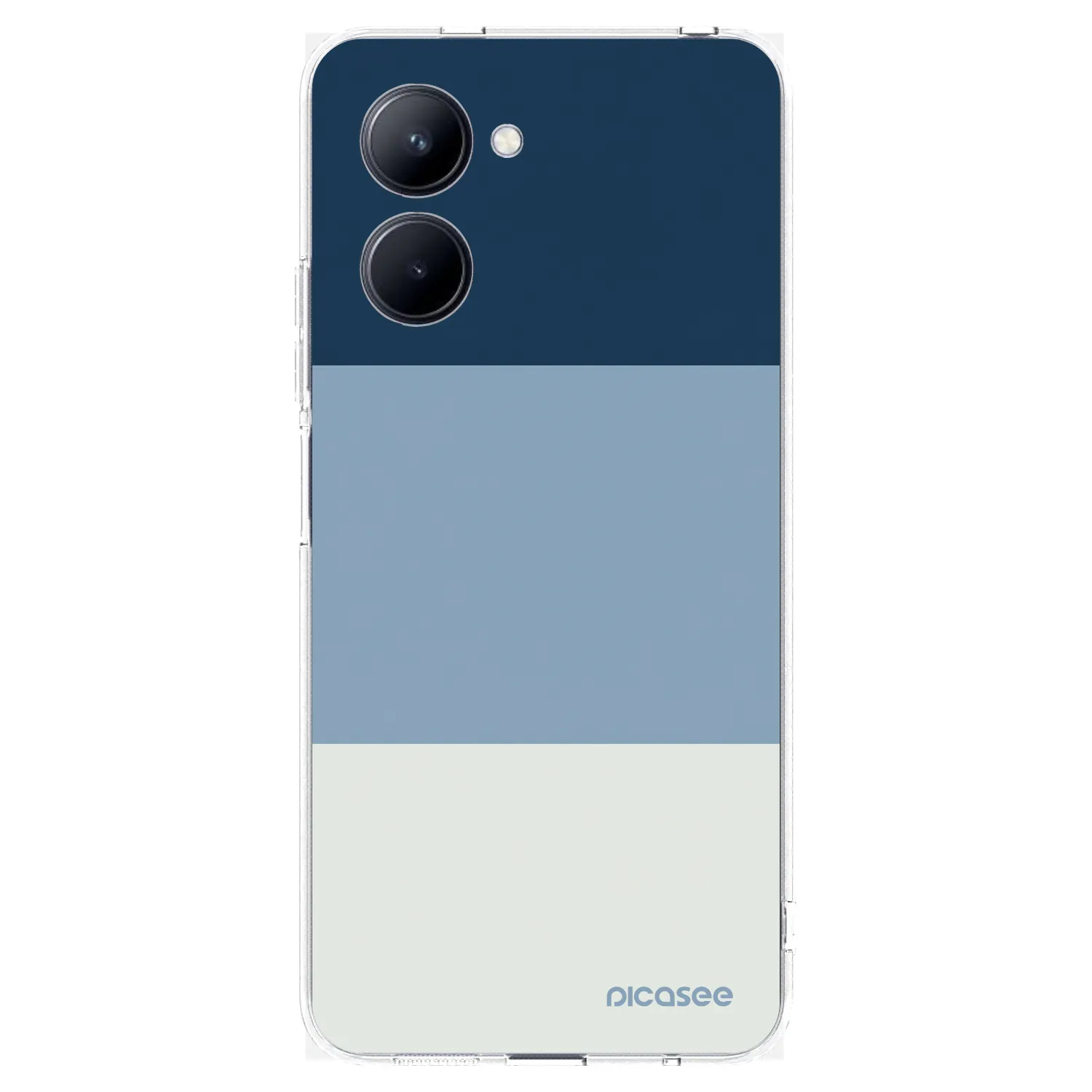 Picasee silikonový průhledný obal pro Realme C33 (2023) - Coastal Blue