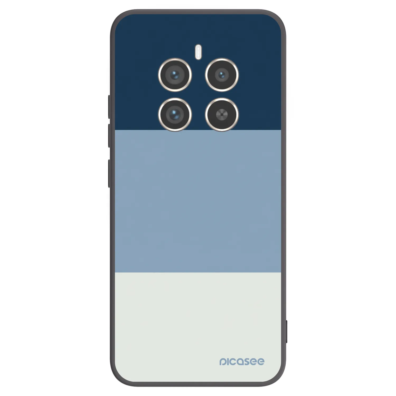 Picasee silikonový černý obal pro Realme 12 Pro 5G - Coastal Blue