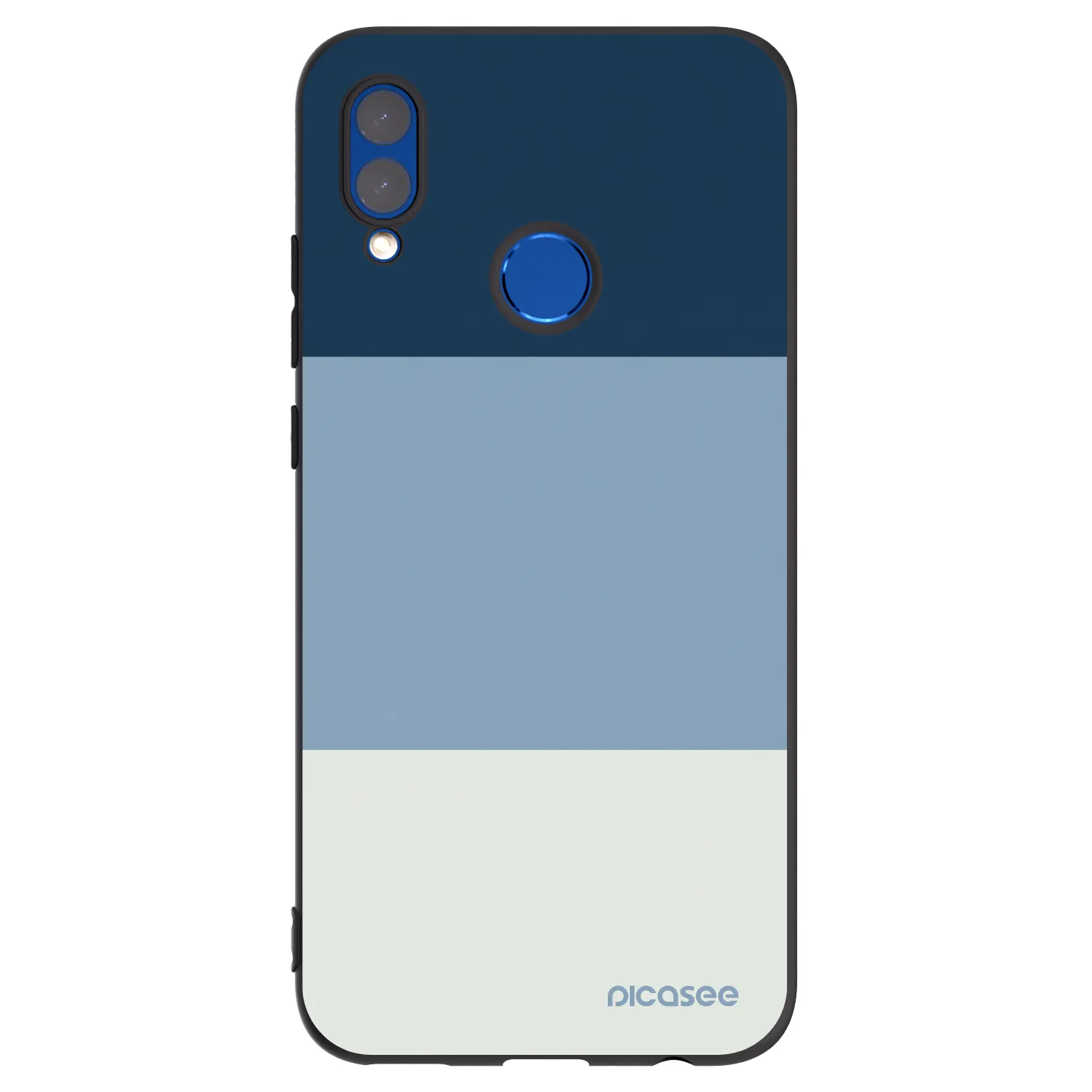 Picasee silikonový černý obal pro Huawei P Smart 2019 - Coastal Blue