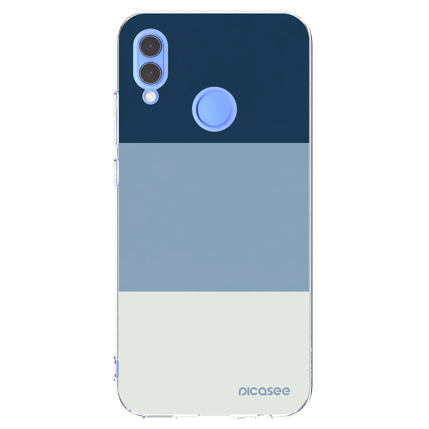 Picasee silikonový průhledný obal pro Huawei P Smart 2019 - Coastal Blue