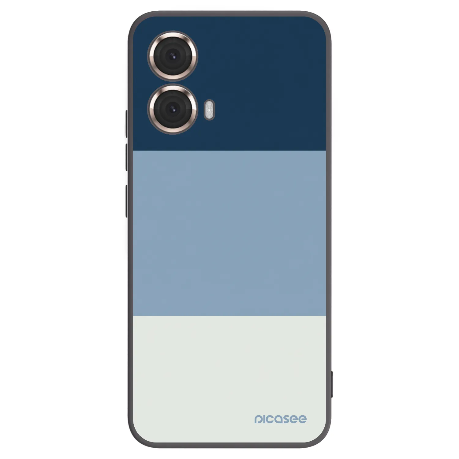 Picasee silikonový černý obal pro Motorola Moto G85 - Coastal Blue