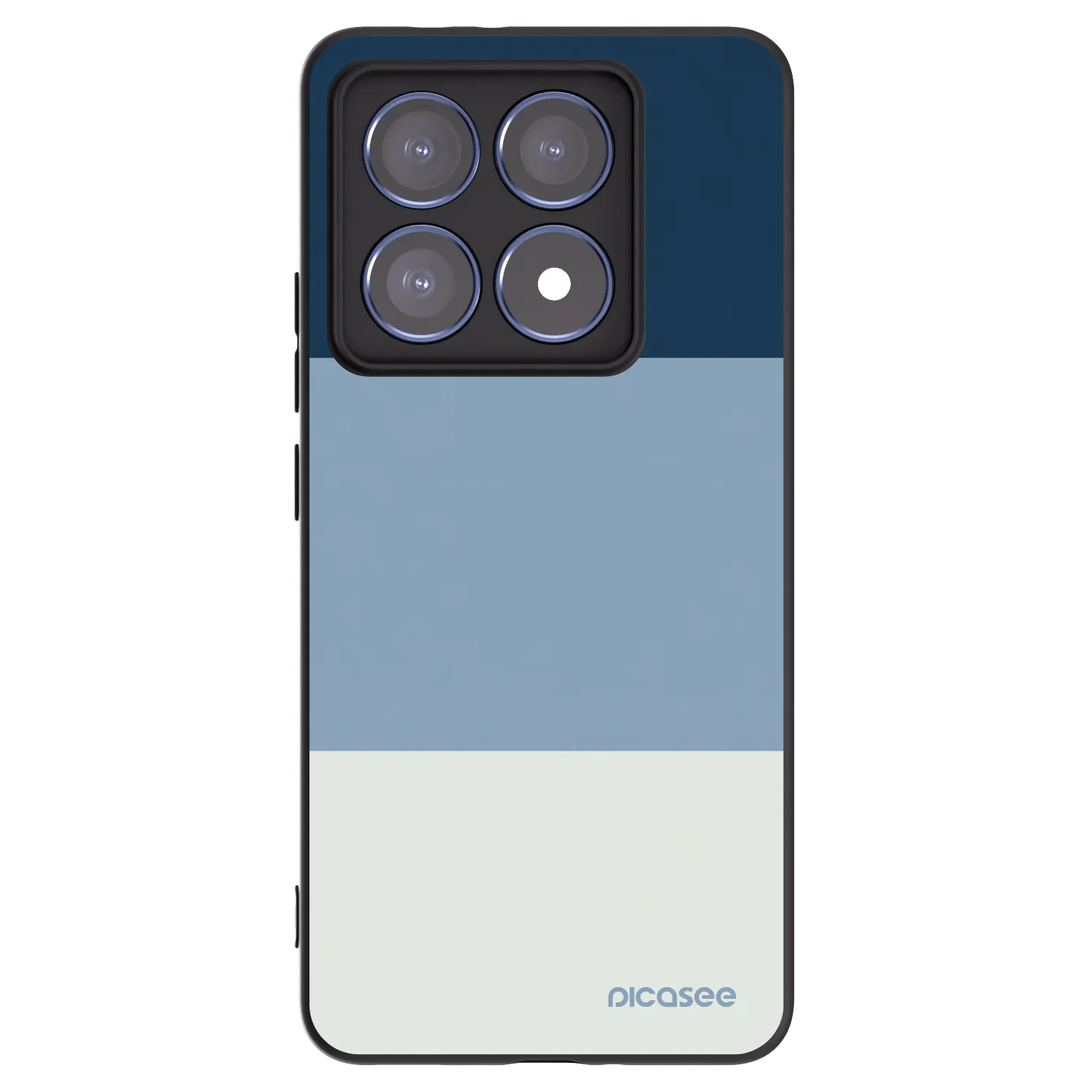 Picasee silikonový černý obal pro Xiaomi 14T Pro - Coastal Blue