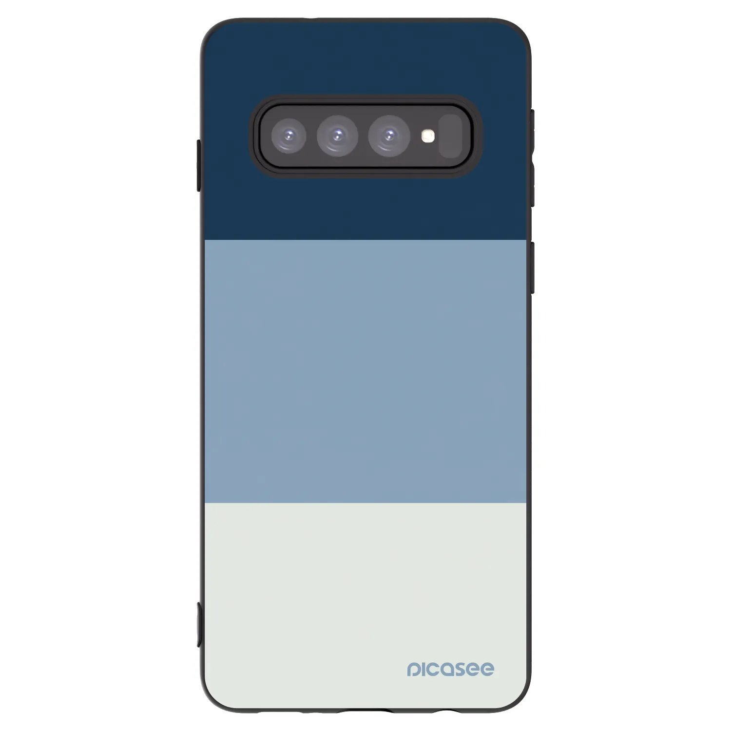Picasee silikonový černý obal pro Samsung Galaxy S10 G973 - Coastal Blue
