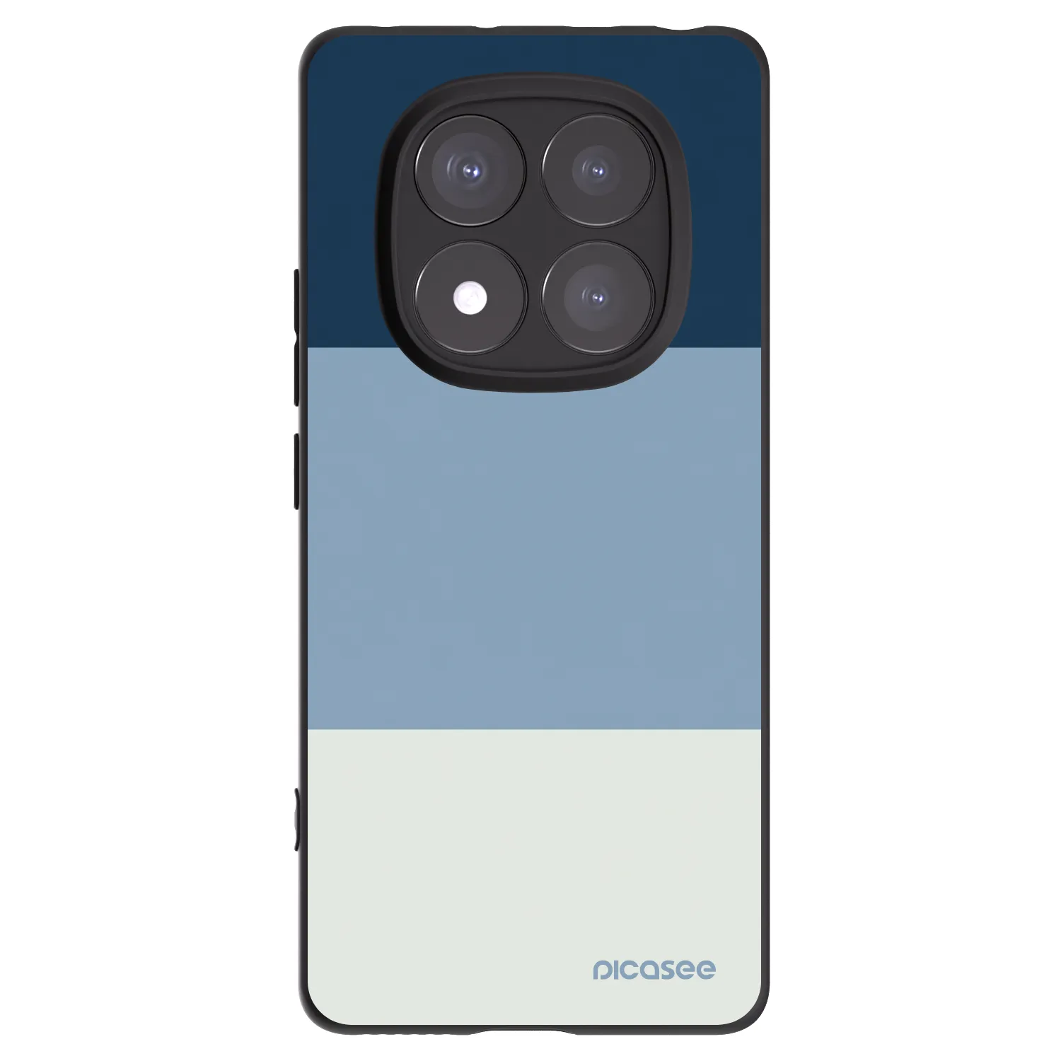 Picasee silikonový černý obal pro Xiaomi Redmi Note 14 Pro+ 5G - Coastal Blue