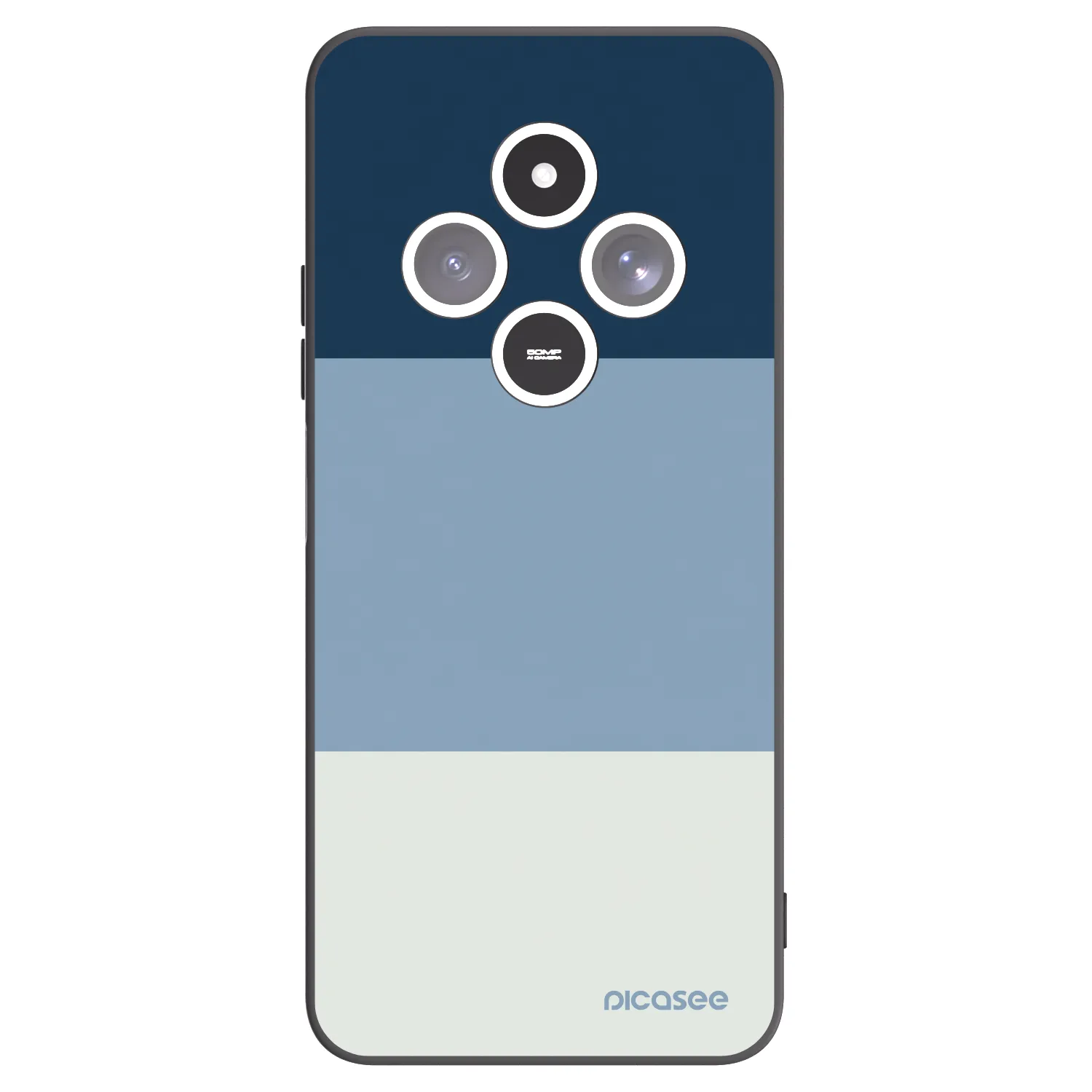 Picasee silikonový černý obal pro Xiaomi Redmi 14C - Coastal Blue