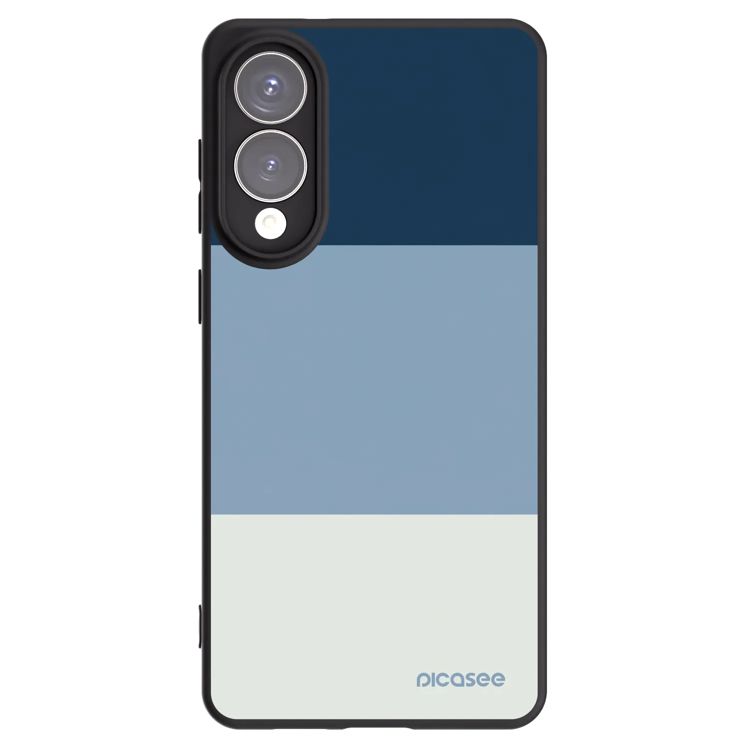 Picasee silikonový černý obal pro Samsung Galaxy S25 Edge 5G - Coastal Blue