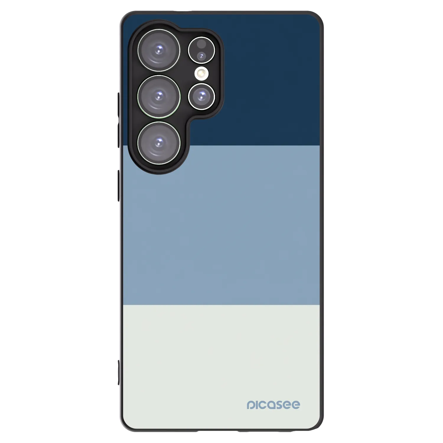 Picasee silikonový černý obal pro Samsung Galaxy S25 Ultra 5G - Coastal Blue