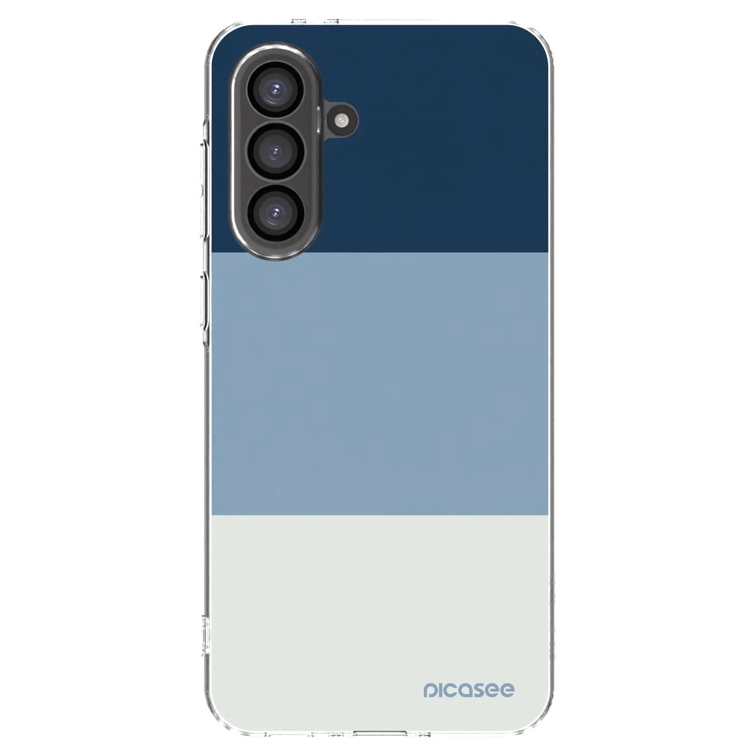 Picasee silikonový průhledný obal pro Samsung Galaxy A56 5G A566B - Coastal Blue