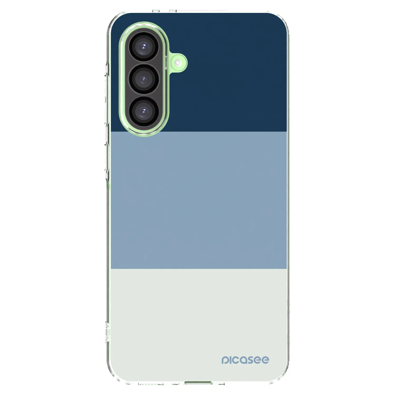 Picasee silikonový průhledný obal pro Samsung Galaxy A26 5G A266B - Coastal Blue