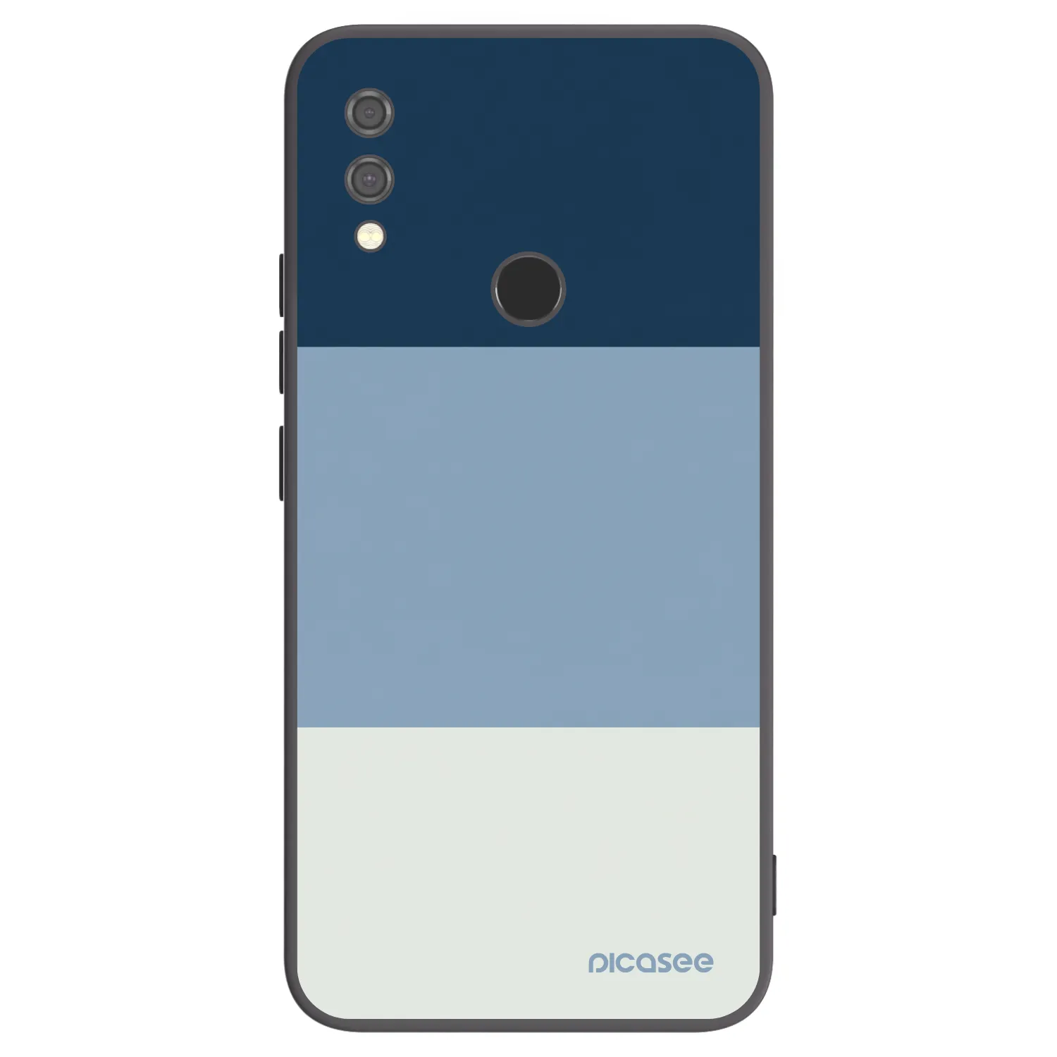 Picasee silikonový černý obal pro Xiaomi Redmi Note 7 - Coastal Blue