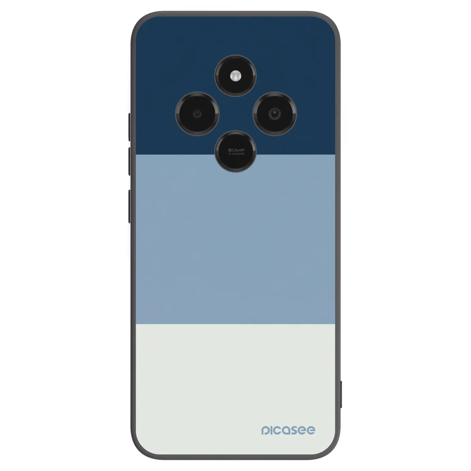 Picasee silikonový černý obal pro Xiaomi Poco C75 - Coastal Blue