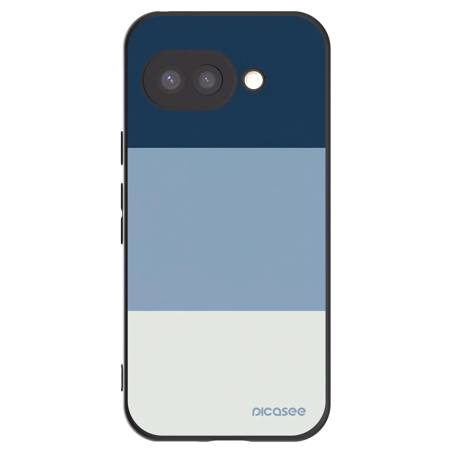 Picasee silikonový černý obal pro Google Pixel 9a - Coastal Blue