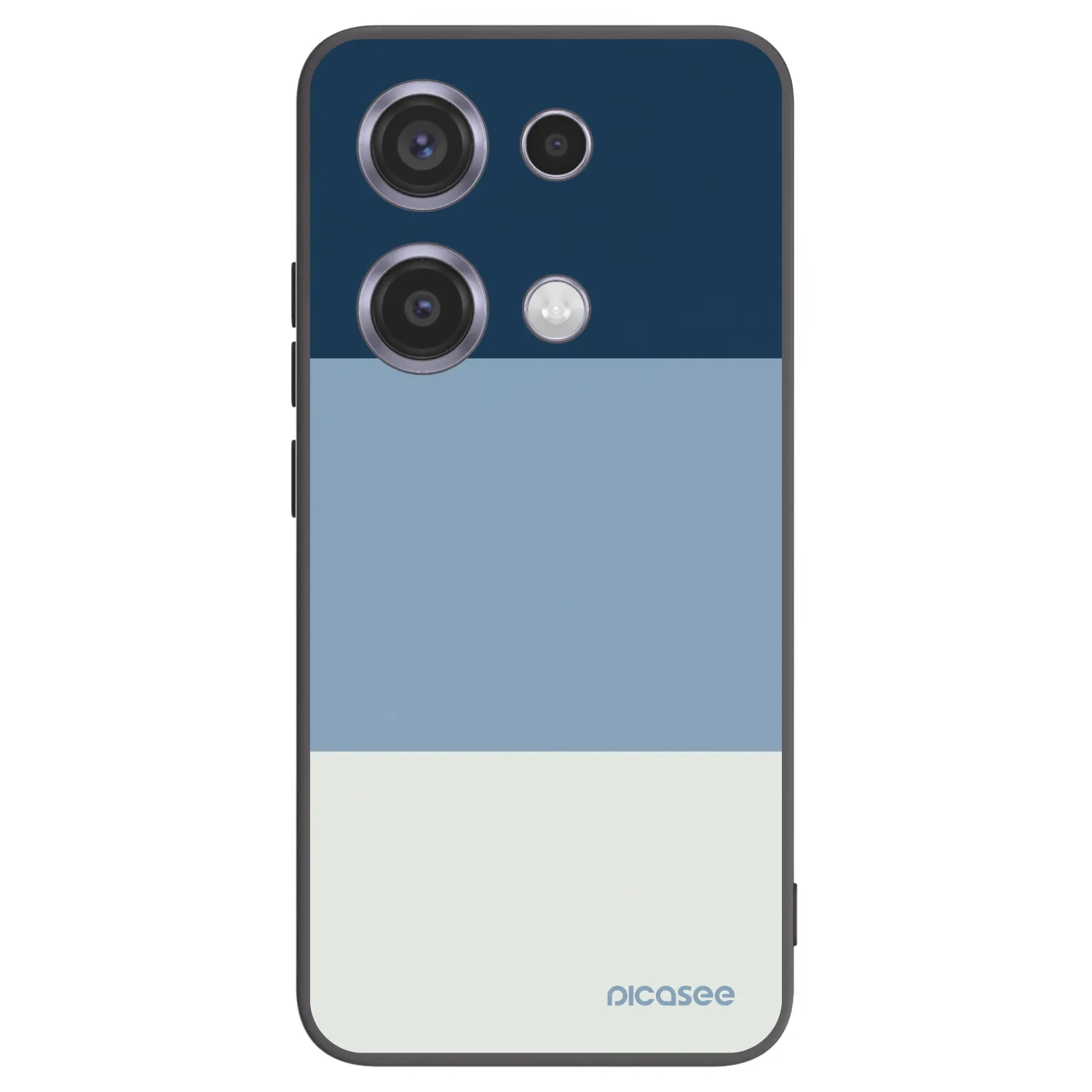 Picasee silikonový černý obal pro Xiaomi Redmi Note 14S - Coastal Blue