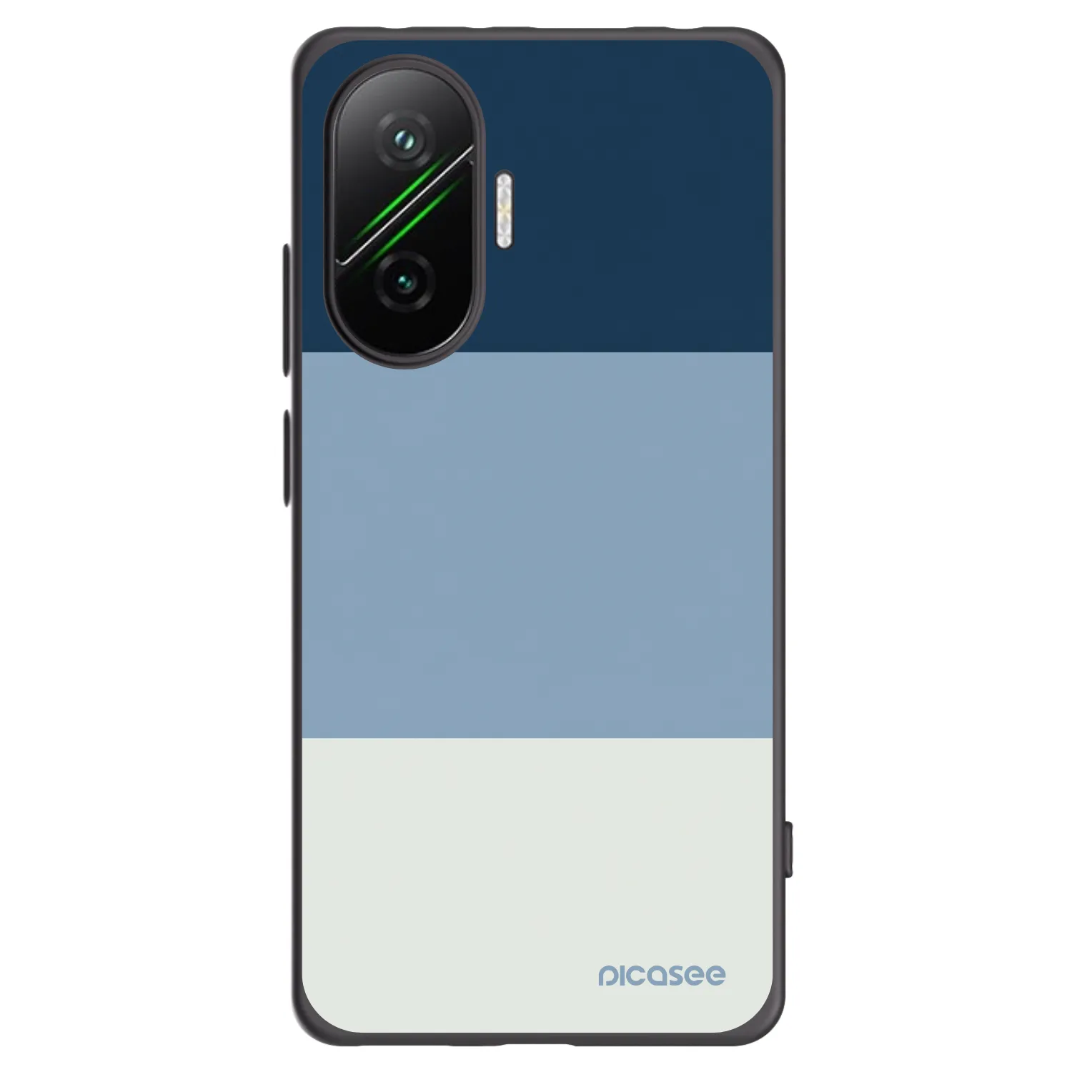 Picasee silikonový černý obal pro Xiaomi Poco F7 5G - Coastal Blue