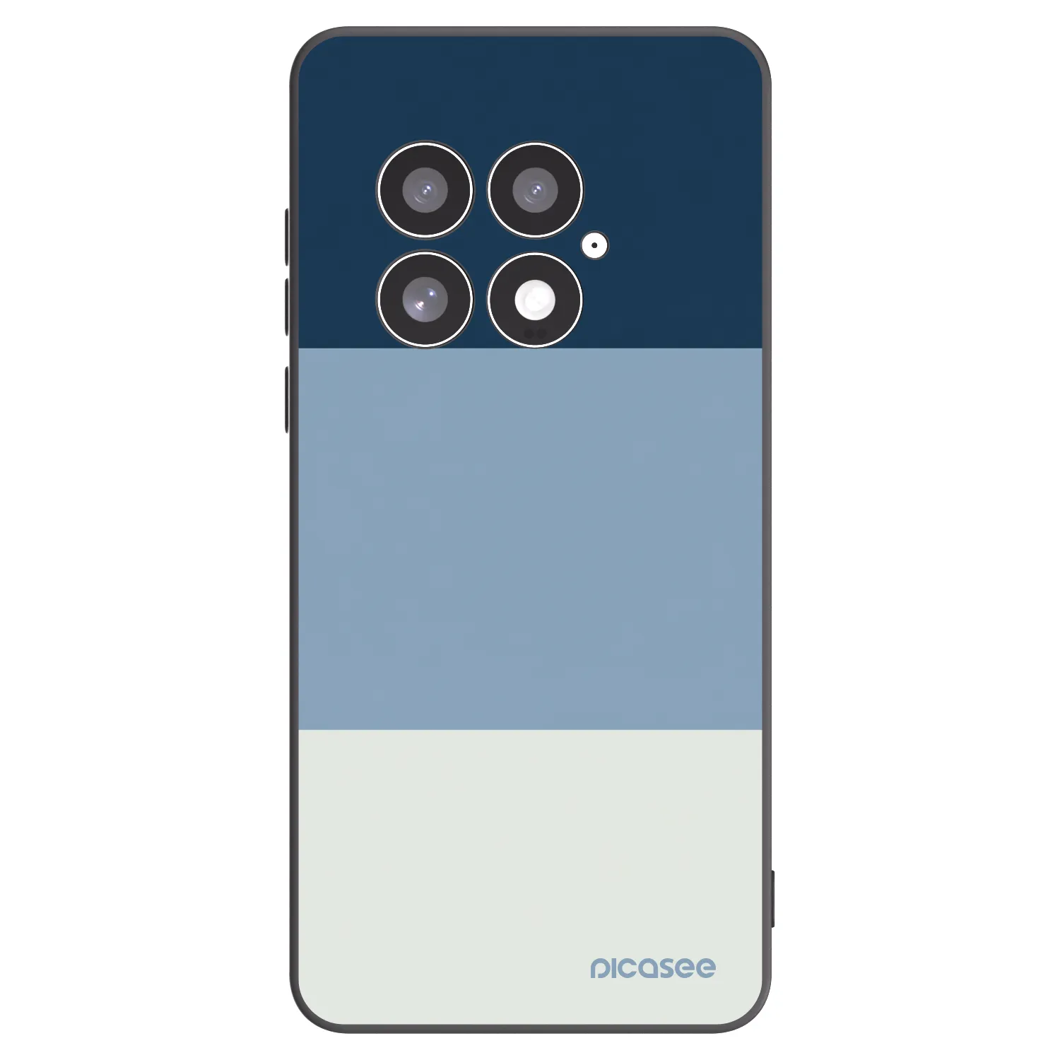 Picasee silikonový černý obal pro OnePlus 13 5G - Coastal Blue