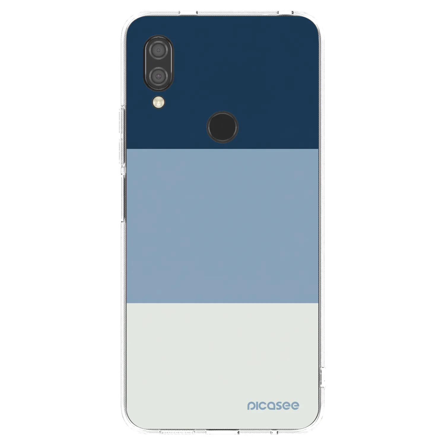 Picasee silikonový průhledný obal pro Xiaomi Redmi 7 - Coastal Blue