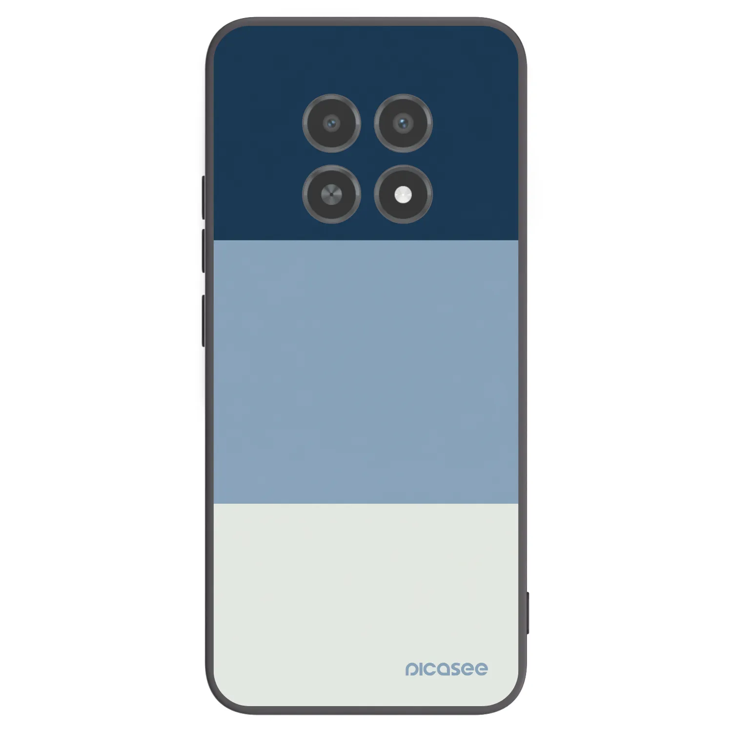 Picasee silikonový černý obal pro Realme 12X - Coastal Blue