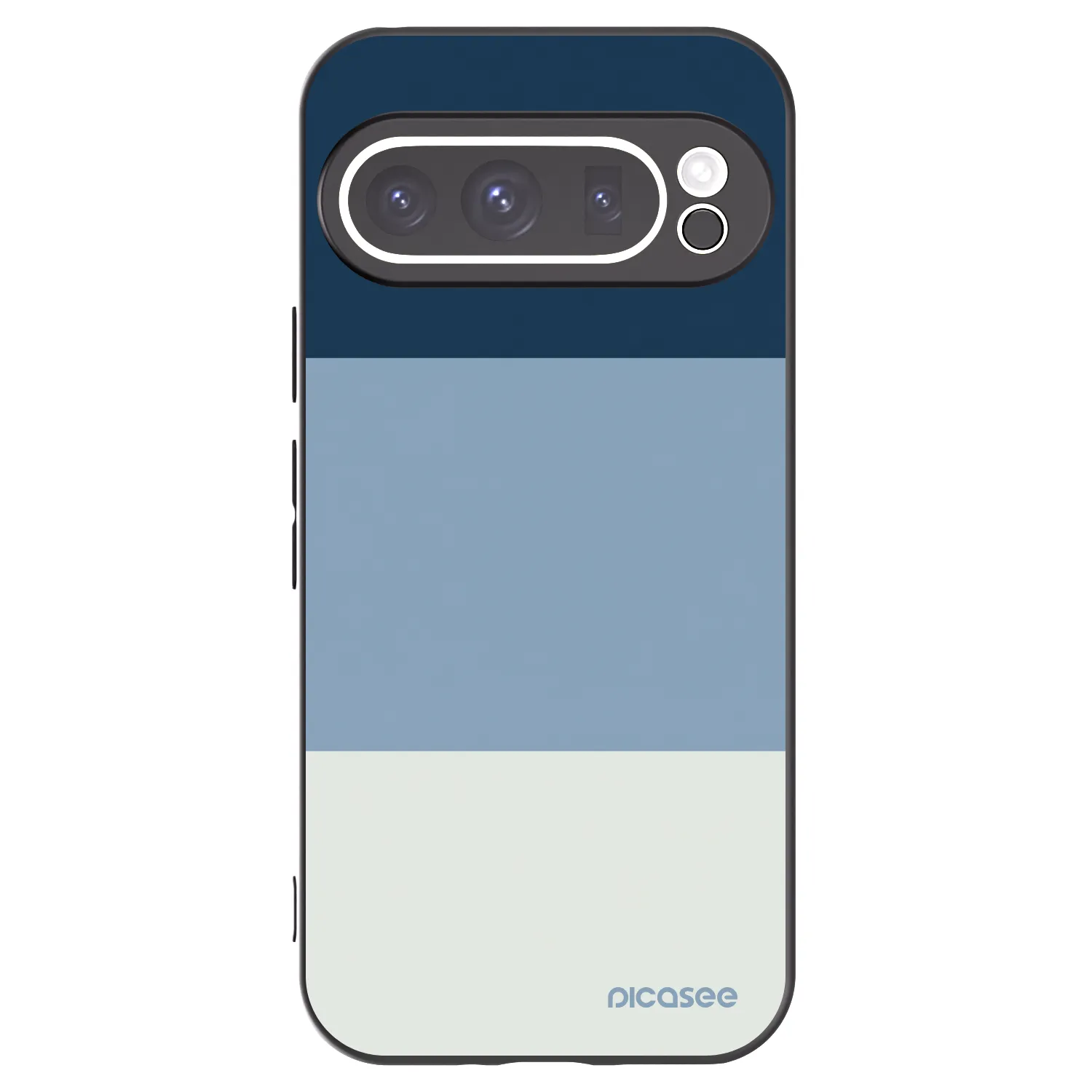 Picasee silikonový černý obal pro Google Pixel 9 Pro XL - Coastal Blue