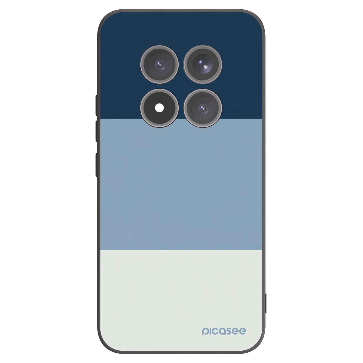 Picasee silikonový černý obal pro Xiaomi Redmi Note 15 Pro+ - Coastal Blue