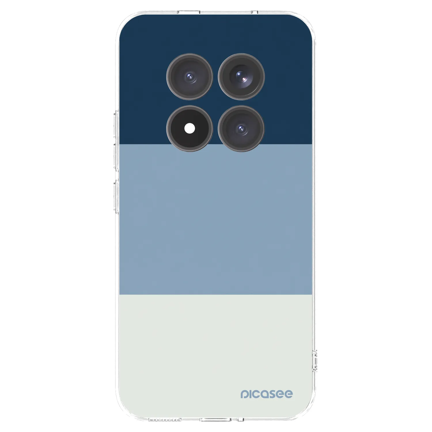 Picasee silikonový průhledný obal pro Xiaomi Redmi Note 15 Pro+ - Coastal Blue