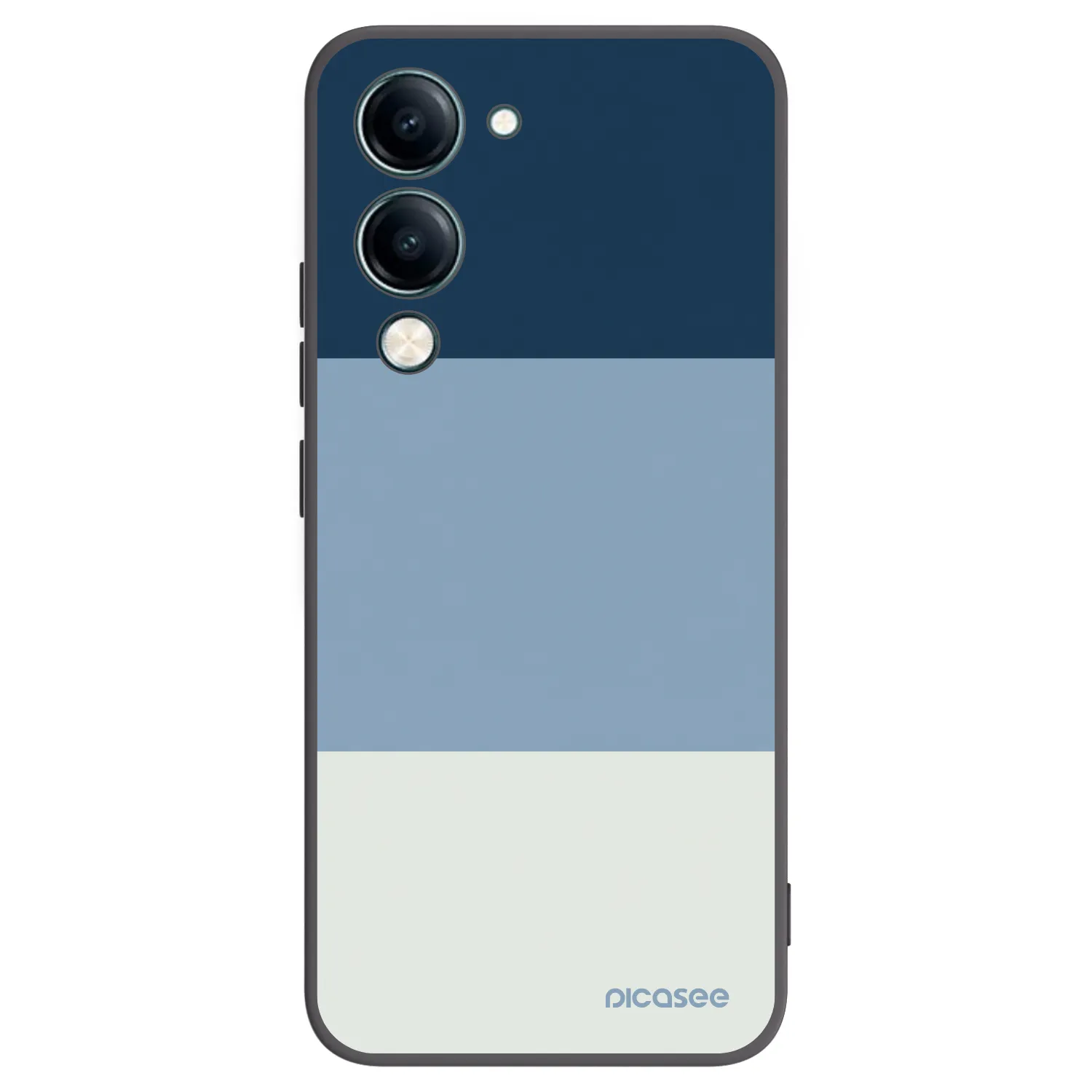 Picasee silikonový černý obal pro Vivo Y29s 5G - Coastal Blue
