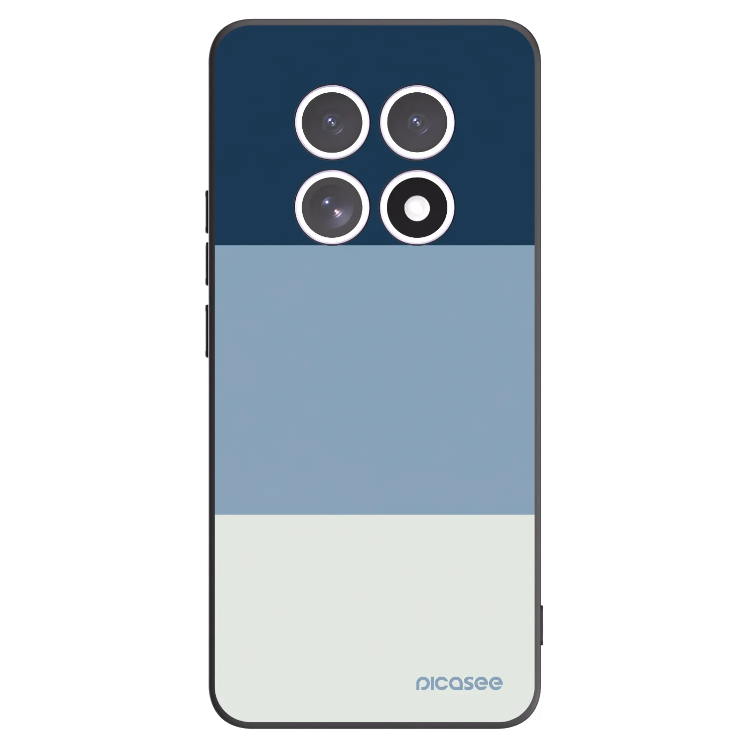 Picasee silikonový černý obal pro Xiaomi Redmi Note 15 4G - Coastal Blue