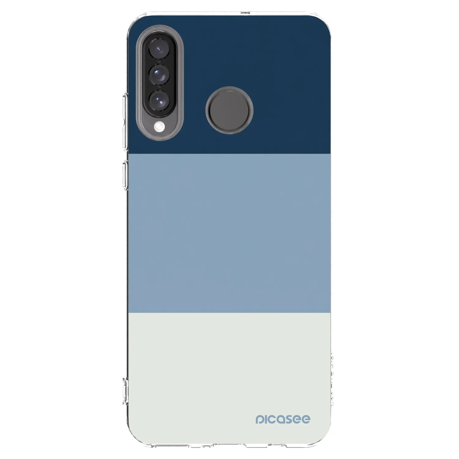 Picasee silikonový průhledný obal pro Huawei P30 Lite - Coastal Blue