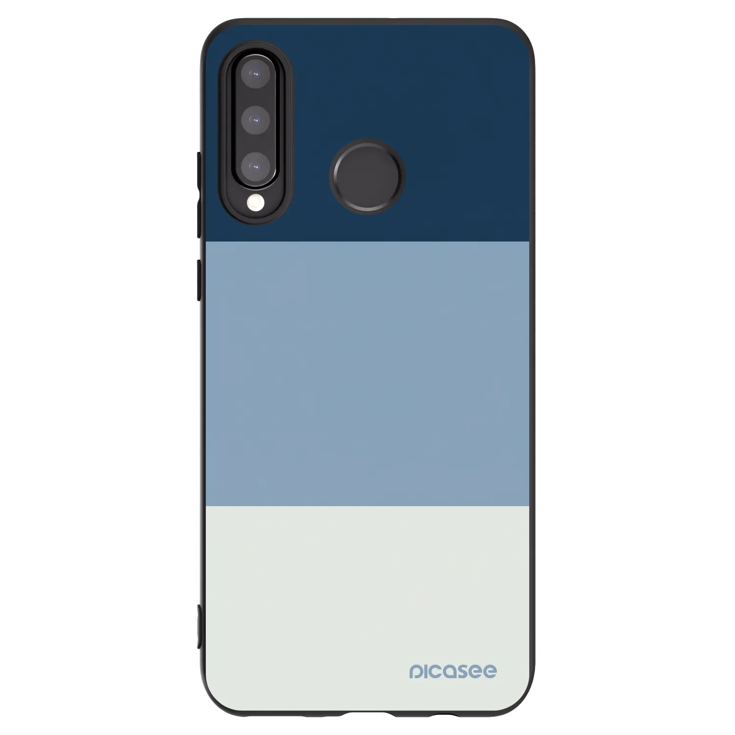 Picasee silikonový černý obal pro Huawei P30 Lite - Coastal Blue