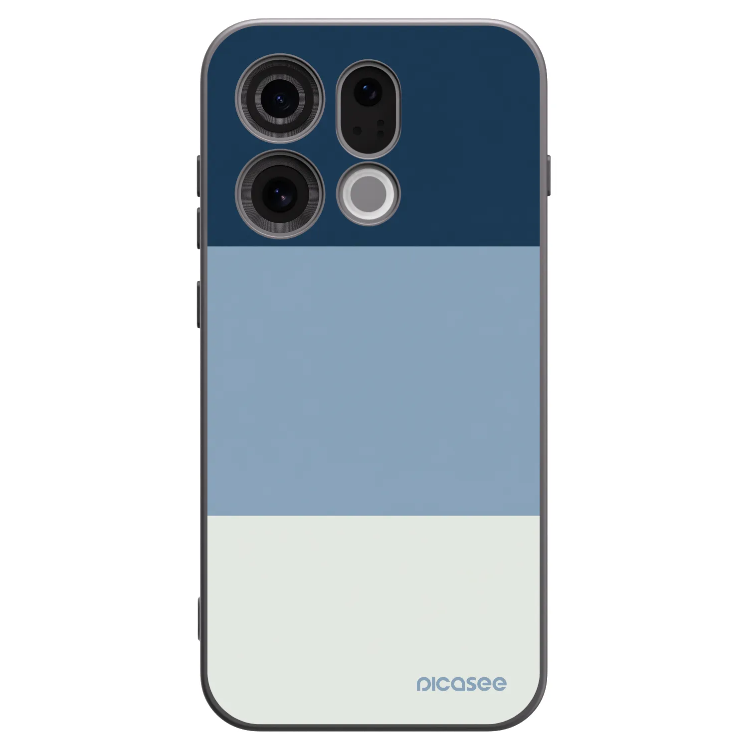 Picasee silikonový černý obal pro OPPO Find X9 - Coastal Blue