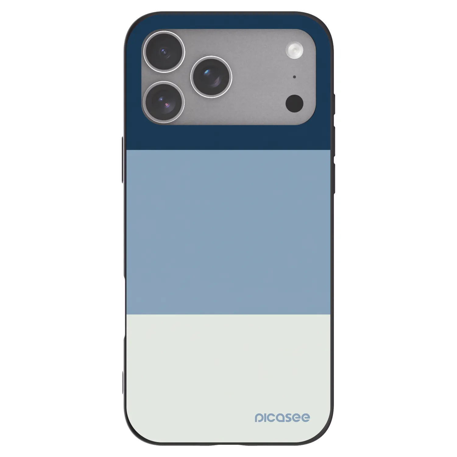 Picasee silikonový černý obal pro Apple iPhone 18 Pro Max - Coastal Blue