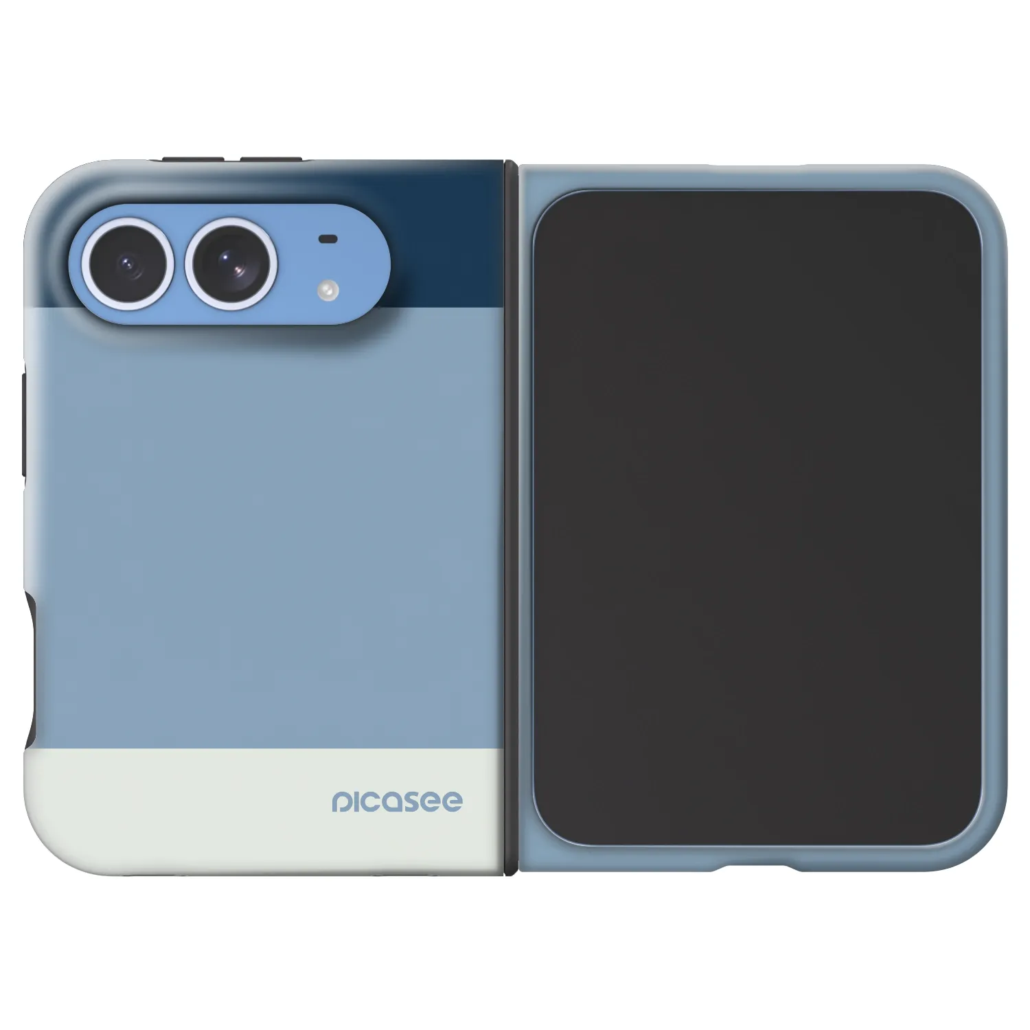 Picasee Fashion Case MagSafe Apple iPhone Duo - Coastal Blue