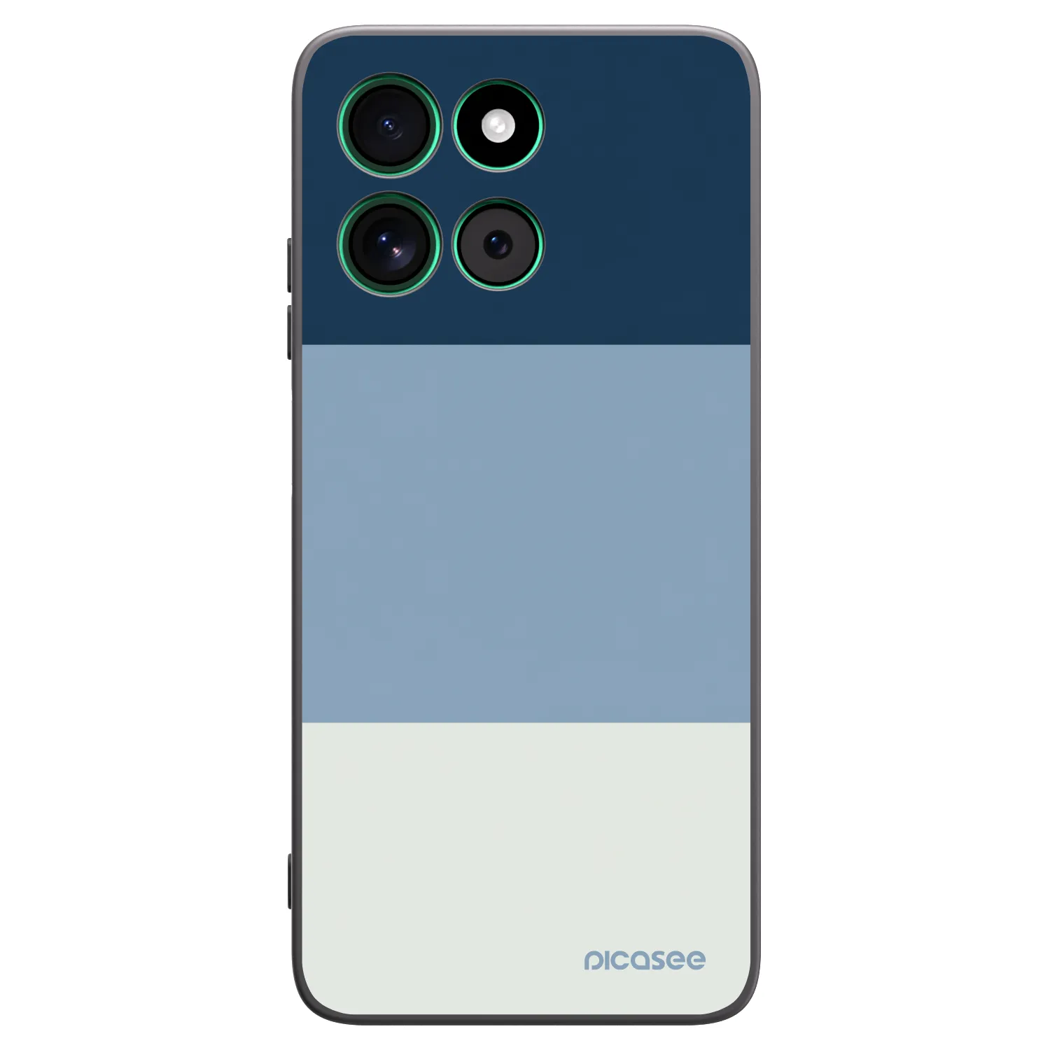 Picasee silikonový černý obal pro Motorola Moto G57 Power - Coastal Blue