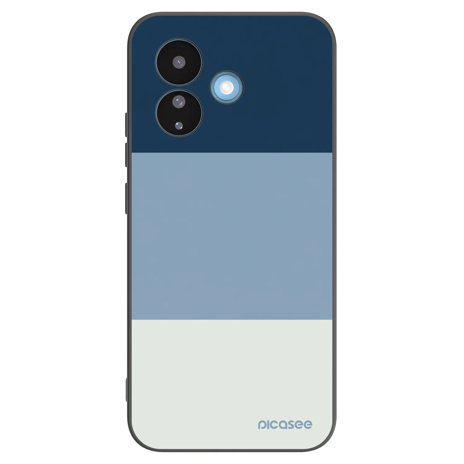 Picasee silikonový černý obal pro Xiaomi Redmi Note 17 Pro 5G - Coastal Blue