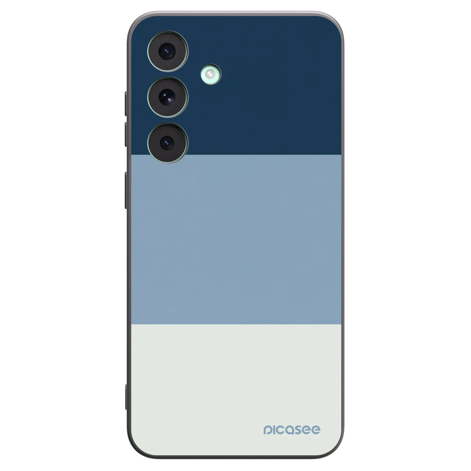 Picasee silikonový černý obal pro Samsung Galaxy S26 FE - Coastal Blue