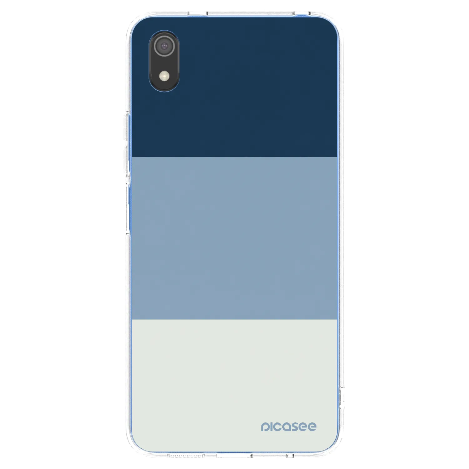 Picasee silikonový průhledný obal pro Xiaomi Redmi 7A - Coastal Blue