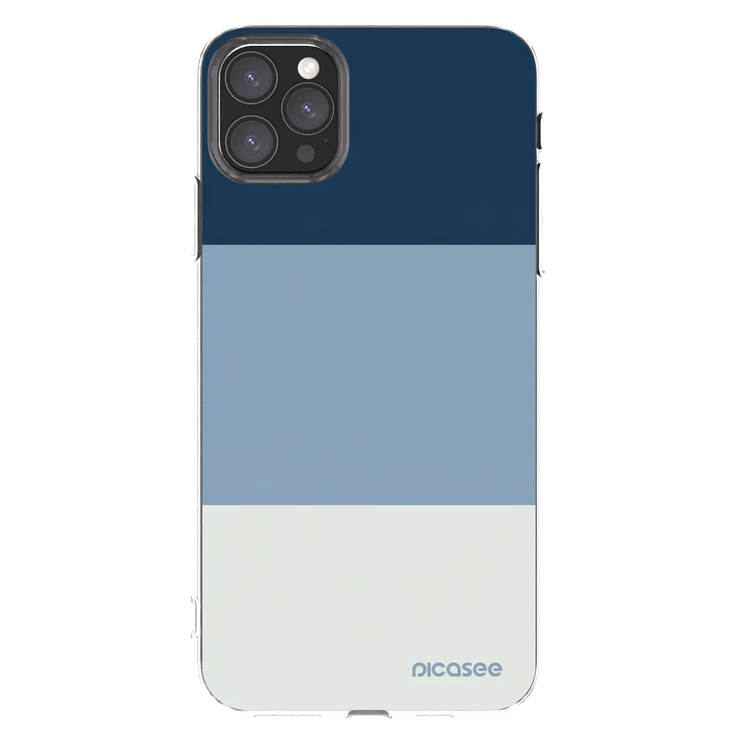 Picasee silikonový průhledný obal pro Apple iPhone 11 Pro Max - Coastal Blue