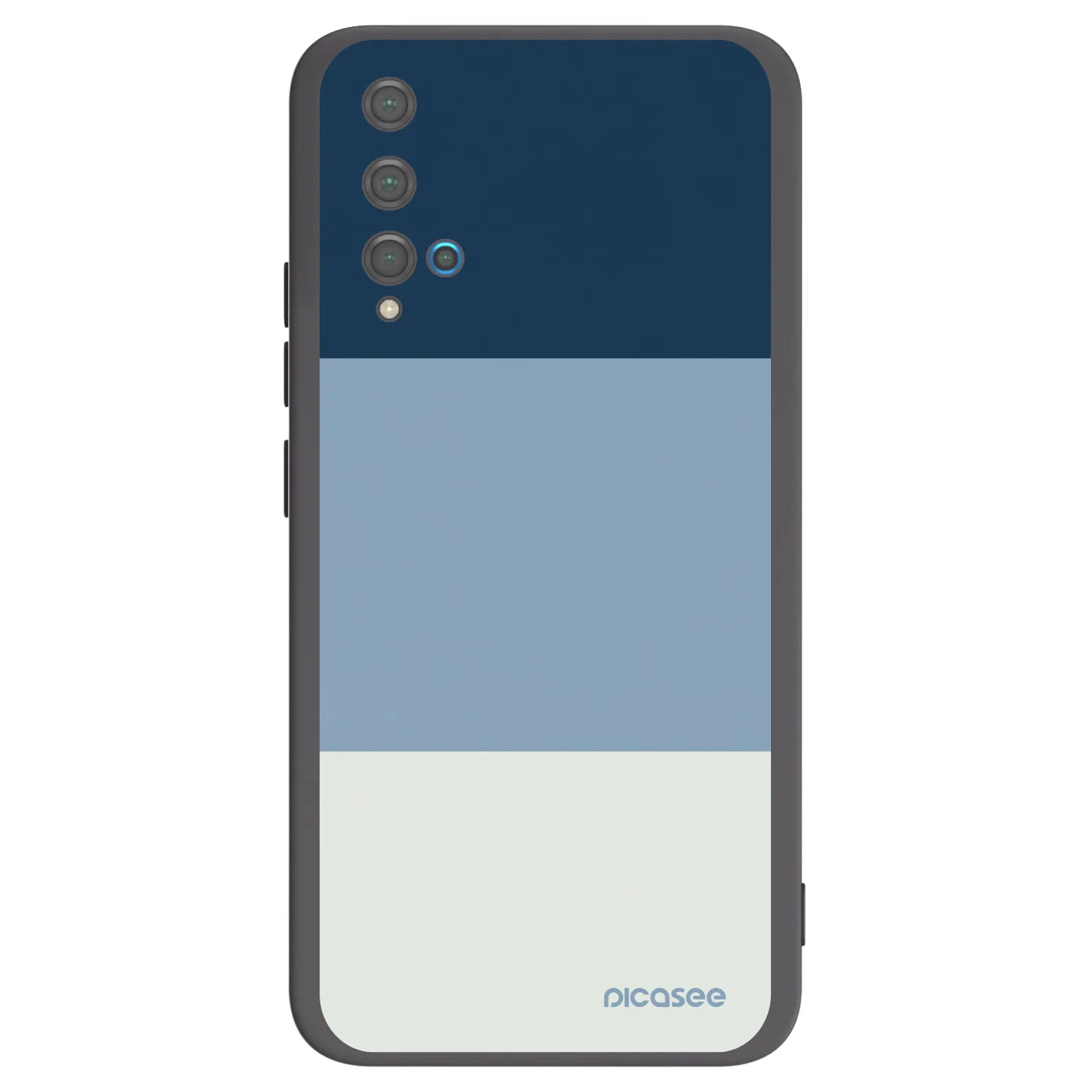 Picasee silikonový černý obal pro Huawei Nova 5T - Coastal Blue