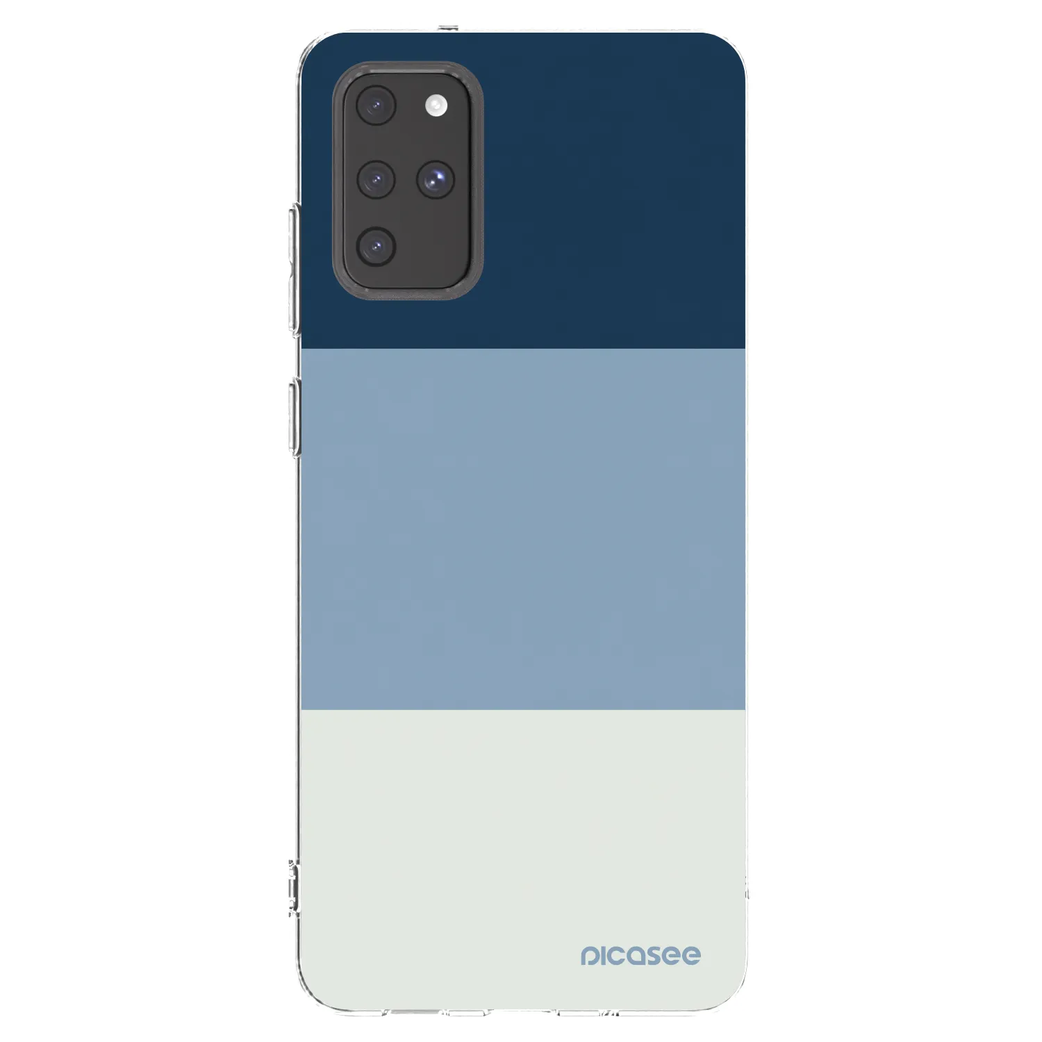Picasee silikonový průhledný obal pro Samsung Galaxy S20+ G985F - Coastal Blue