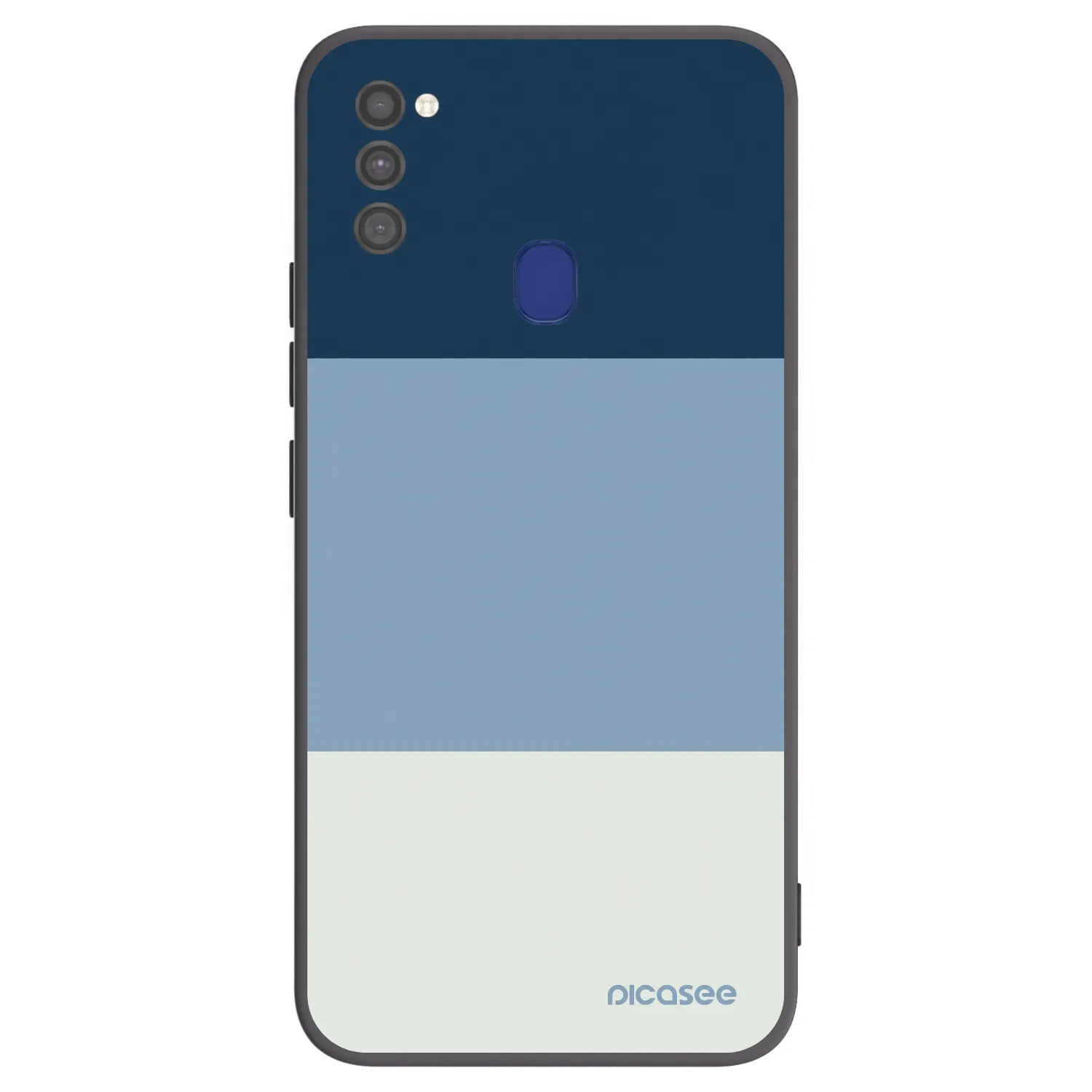 Picasee silikonový černý obal pro Samsung Galaxy M21 M215F - Coastal Blue