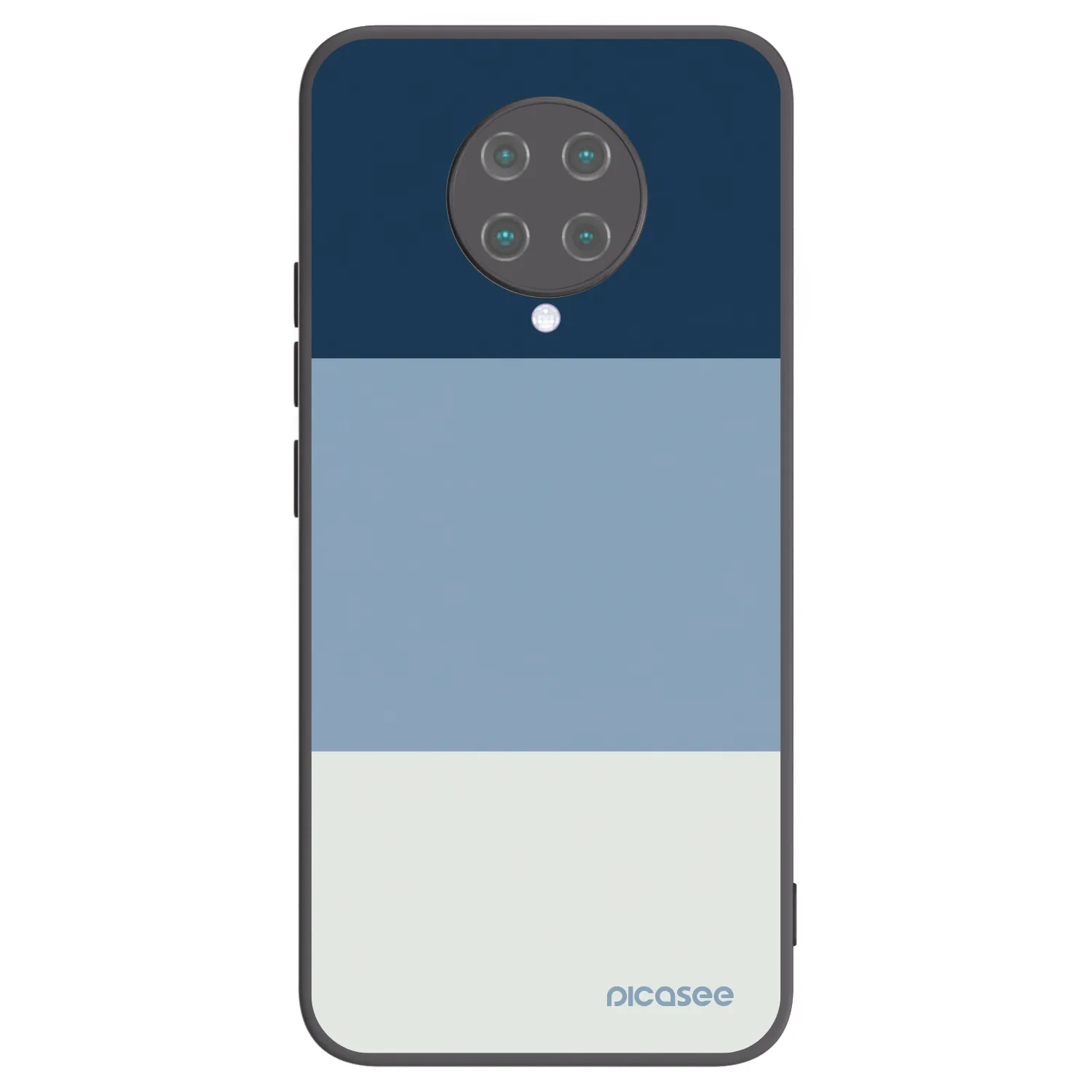 Picasee silikonový černý obal pro Xiaomi Poco F2 Pro - Coastal Blue