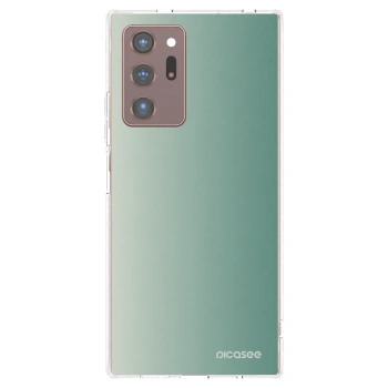Picasee silikonový průhledný obal pro Samsung Galaxy Note 20 Ultra - Misty Sage